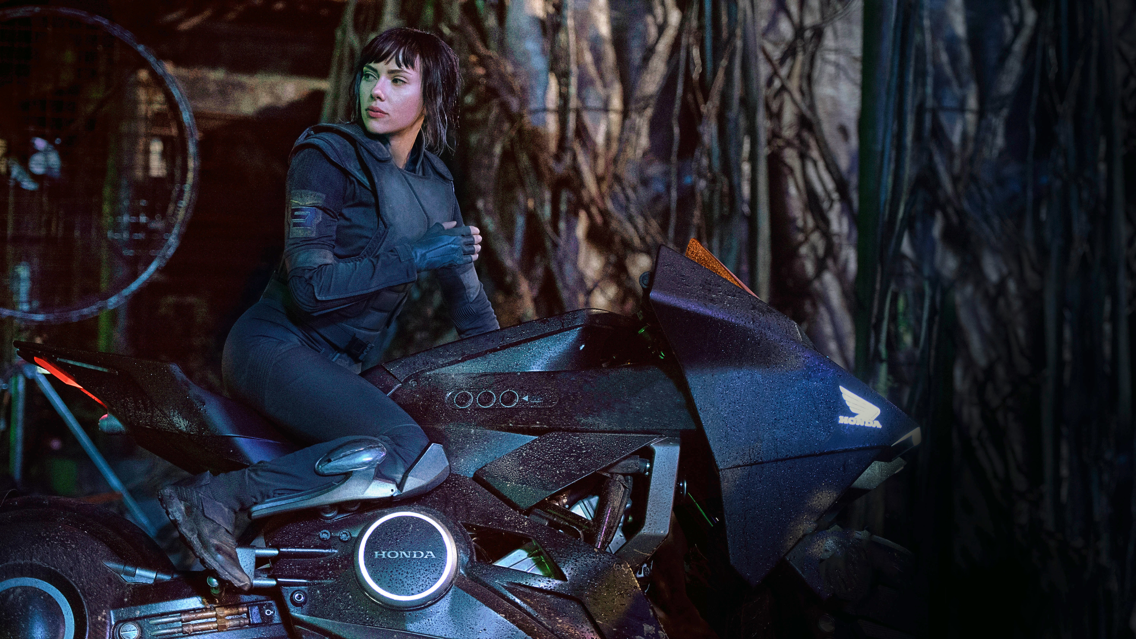 Wallpaper 4k Scarlett Johansson In Ghost In The Shell 5k Wallpaper