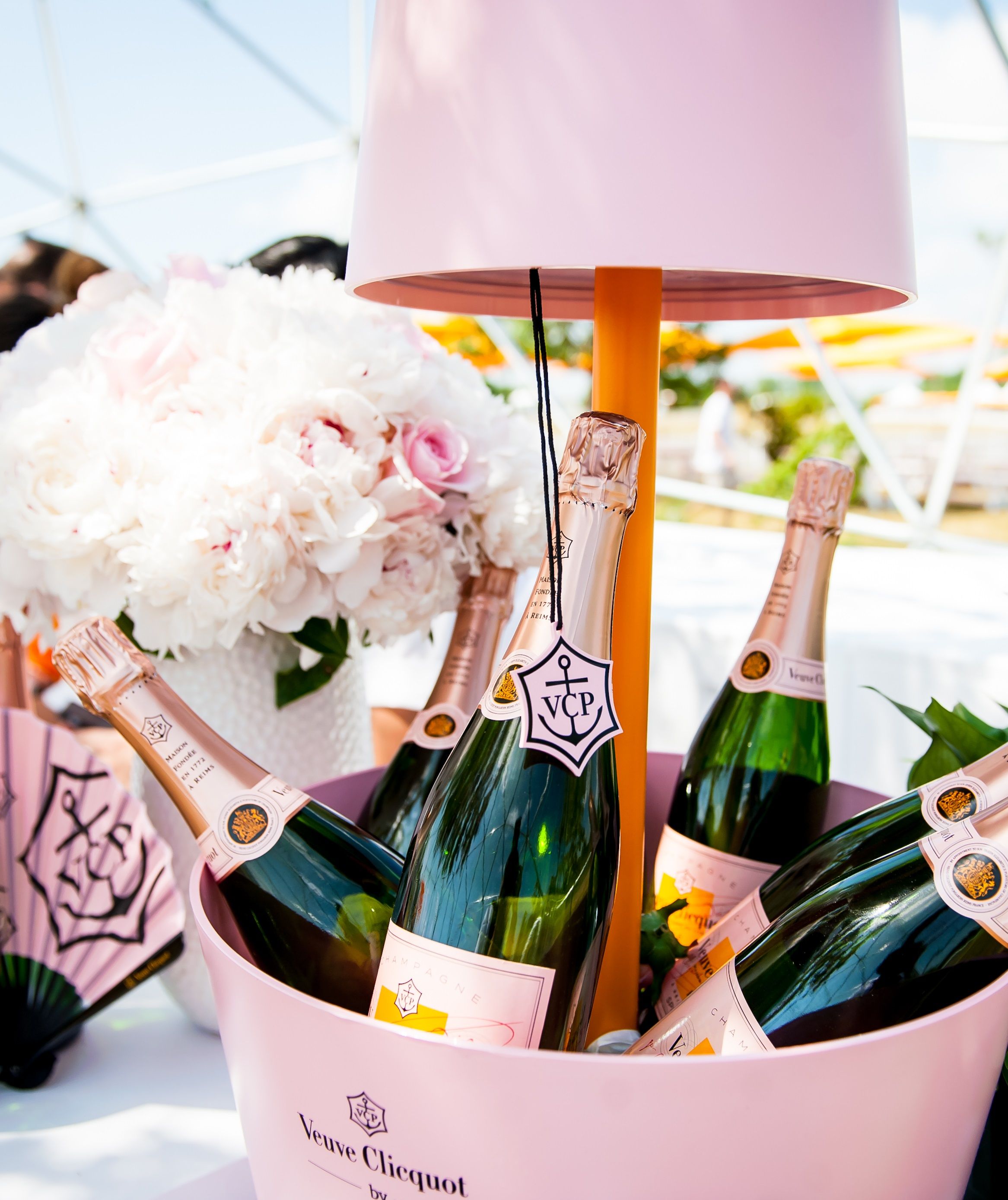 The Rosé Garden at The Eighth Annual Veuve Clicquot Polo Classic #VCPoloClassic. Veuve clicquot, Veuve clicquot champagne, Champagne lovers