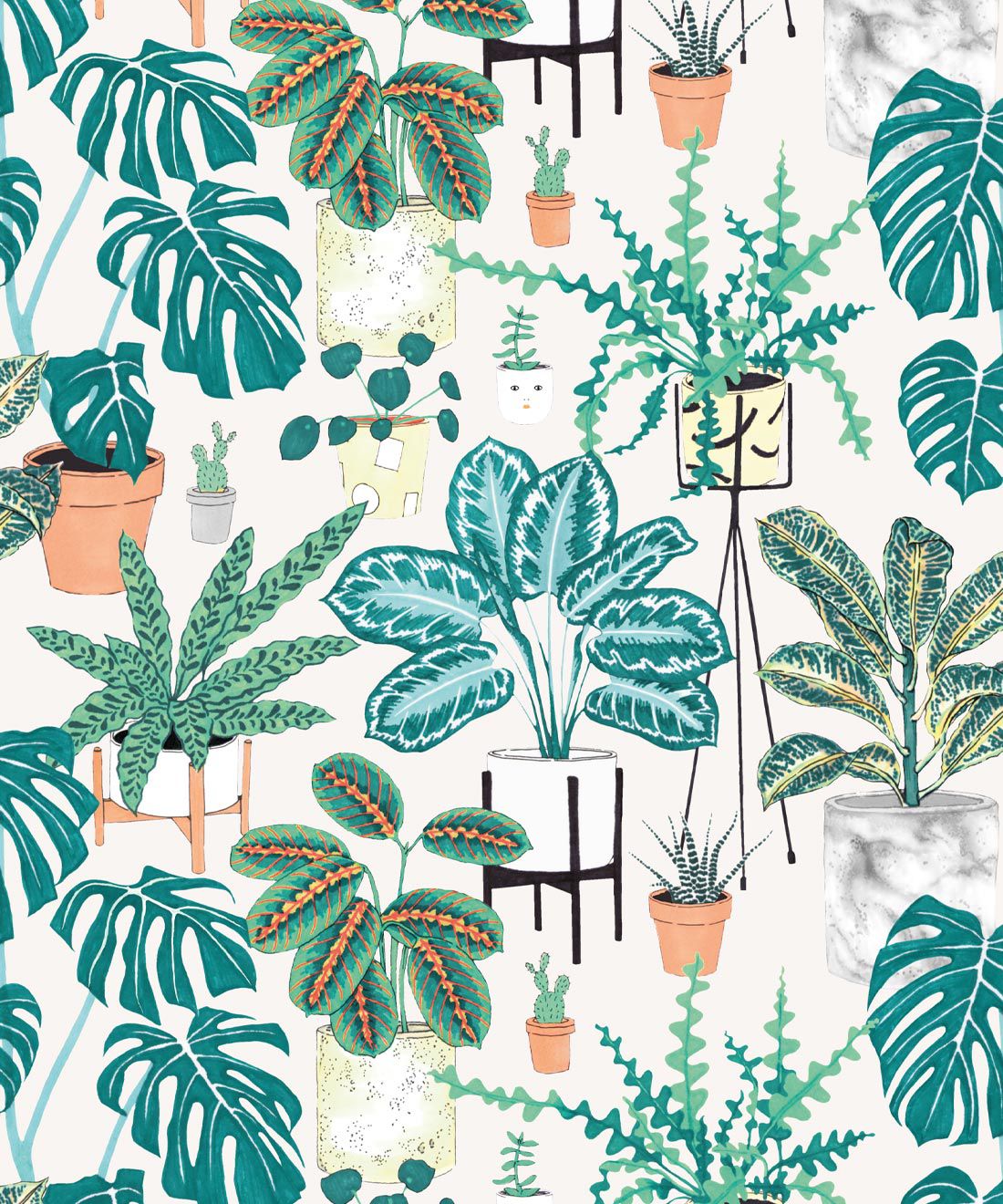 Tropical Wallpaper Leaves, Palm Trees & More!