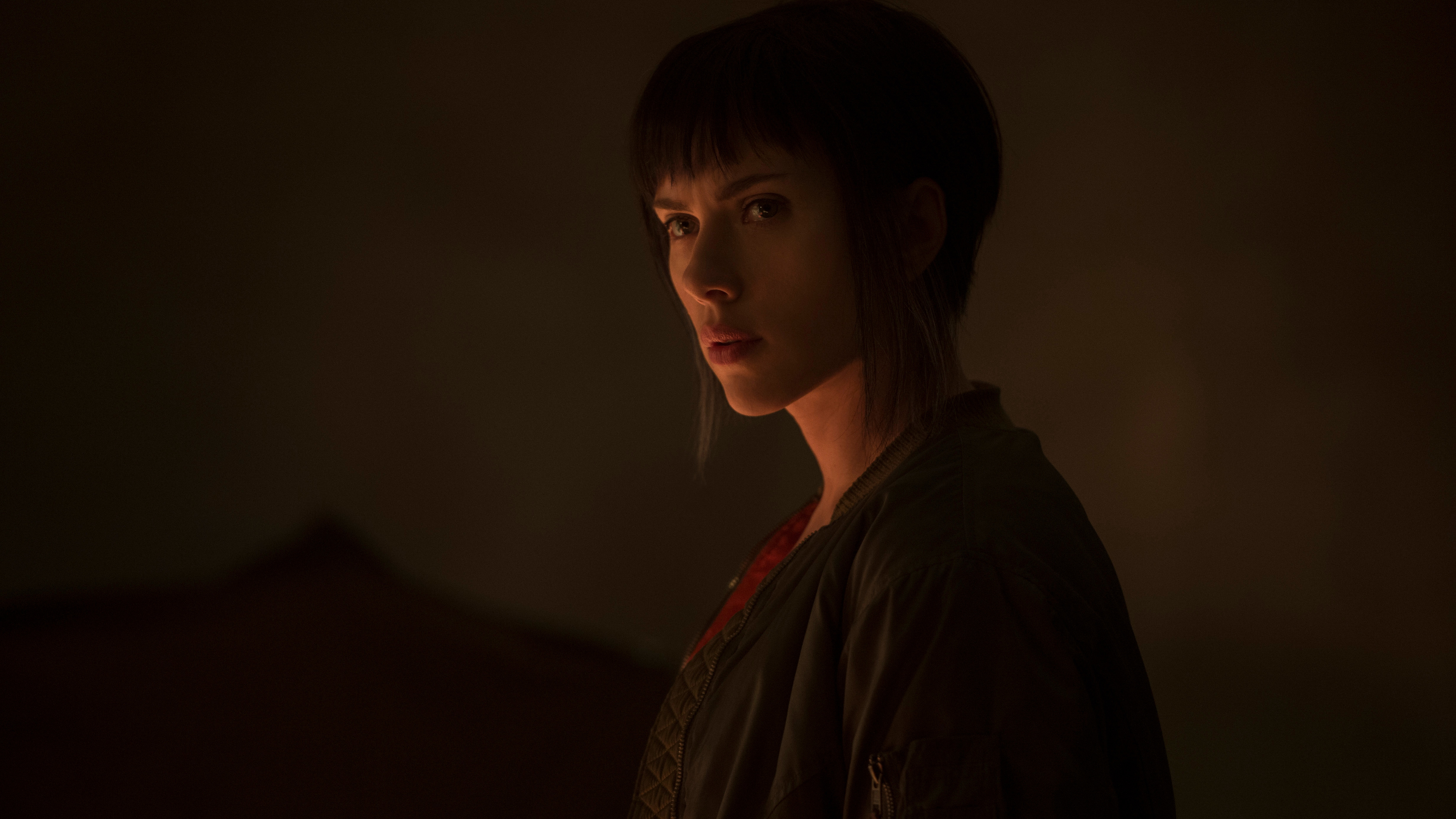 Wallpaper 4k Scarlett Johansson In Ghost In The Shell Movie Wallpaper