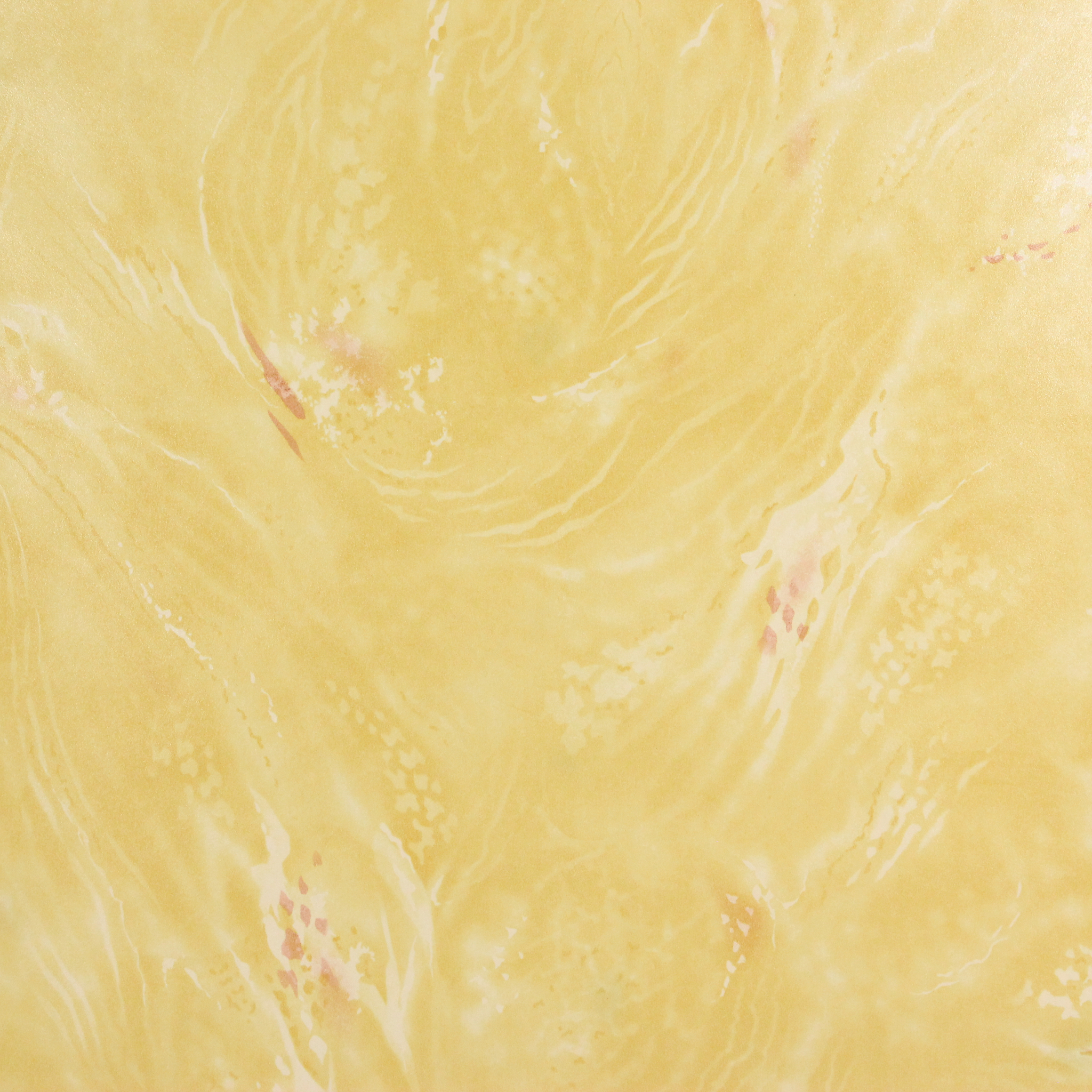 1930s Vintage Wallpaper Faux Marble Yellow with Pink's Vintage Wallpaper
