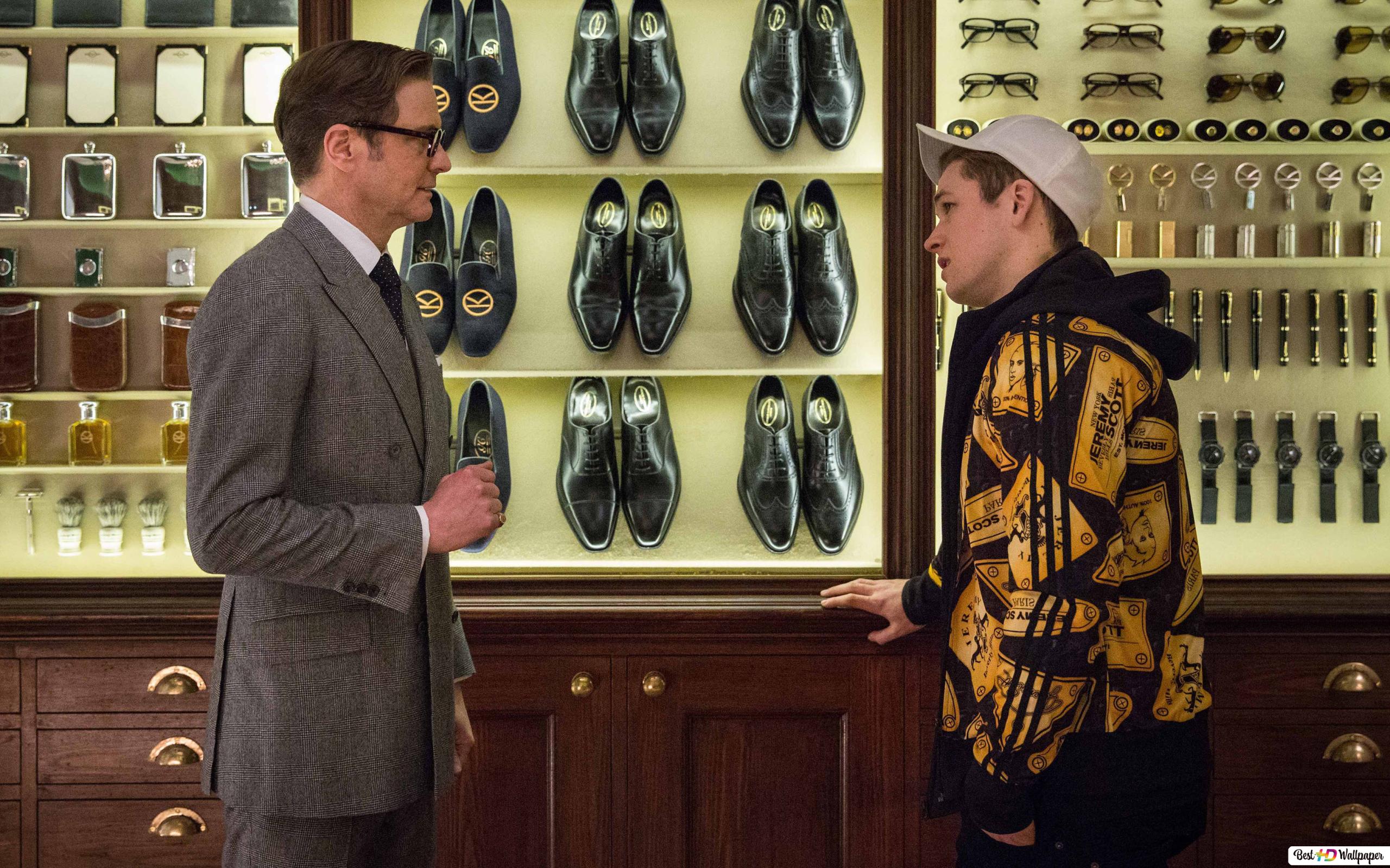 Galahad and Eggsy of Valentine of The Kingsman HD wallpaper download
