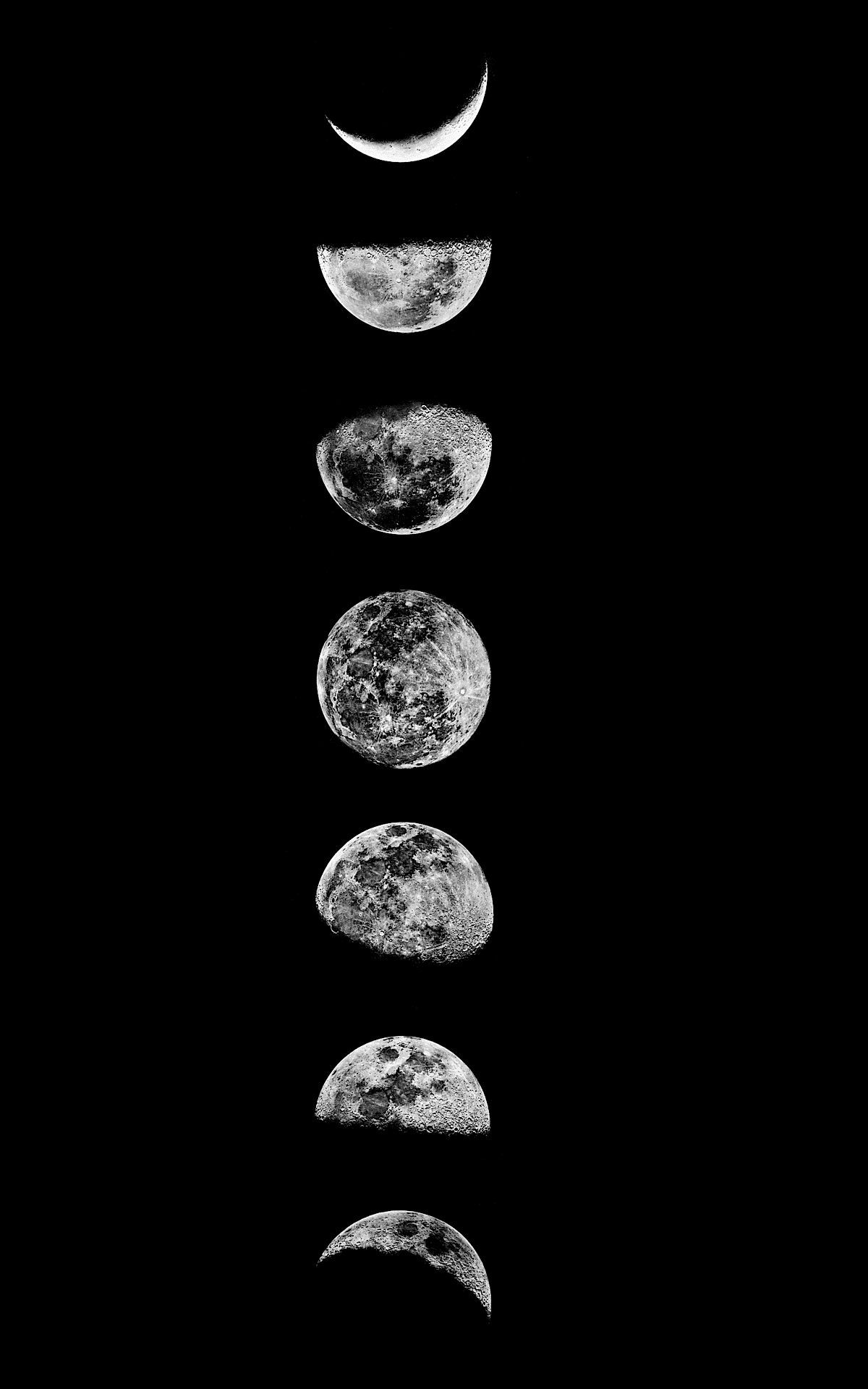 Moon Phases iPhone Wallpaper Free Moon Phases iPhone Background