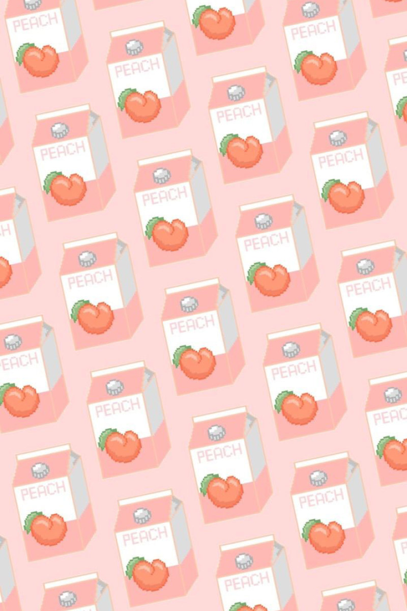 Peach Aesthetic Pattern Wallpaper • Wallpaper For You