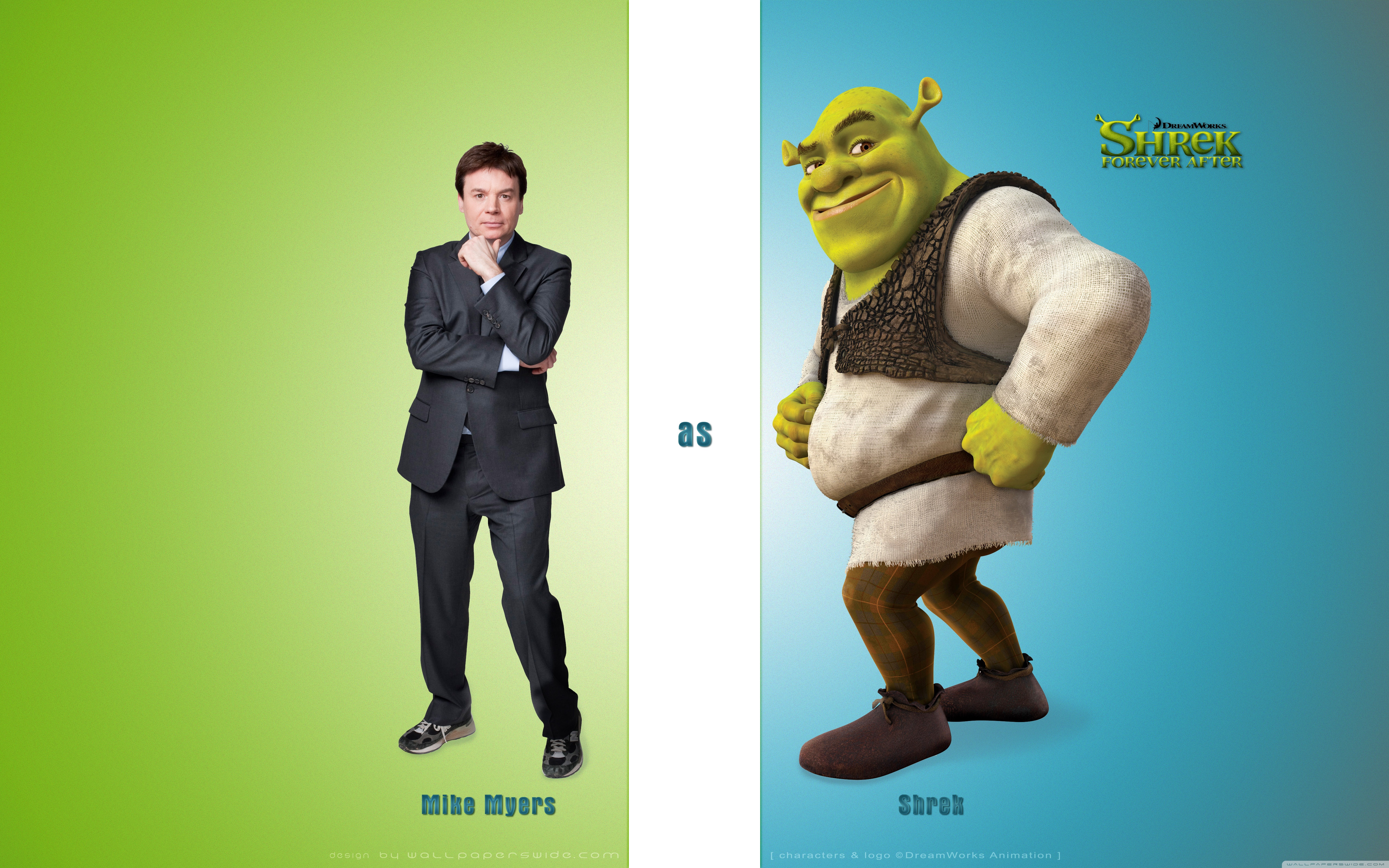 Mike Myers as Shrek, Shrek Forever After Ultra HD Desktop Background Wallpaper for 4K UHD TV, Widescreen & UltraWide Desktop & Laptop, Tablet