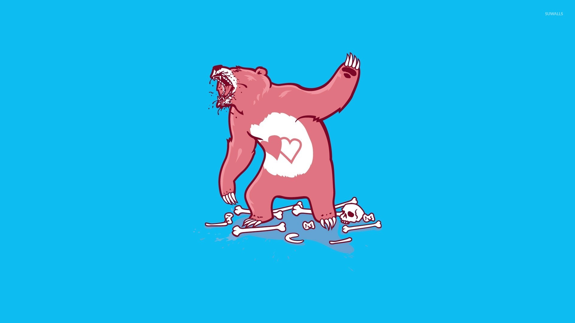 Aggressive care bear wallpaper