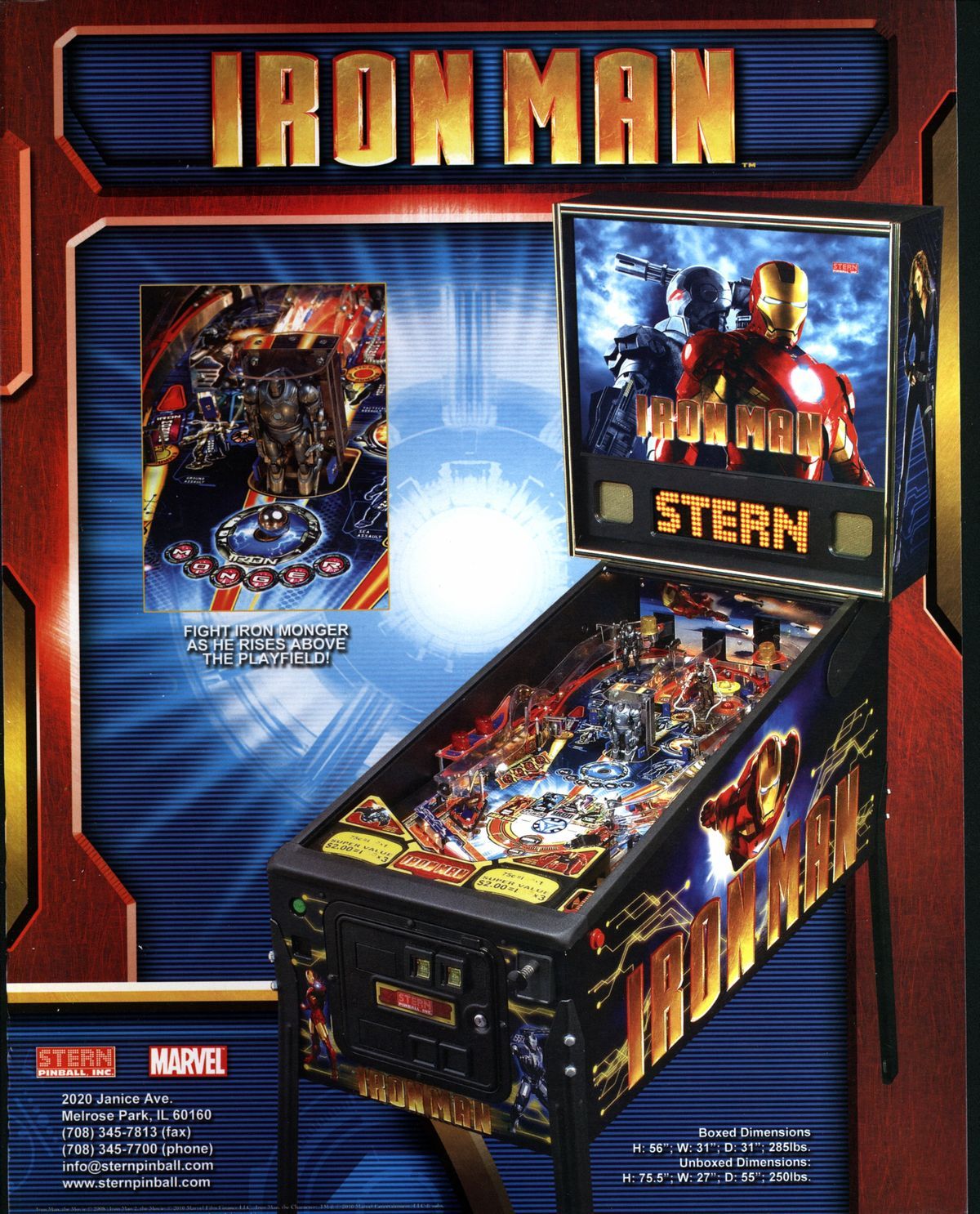Iron Man #PinballMachine #Flipper #Pinball #Marvel #Movie #Comic. Pinball, Pinball machine, Pinball art