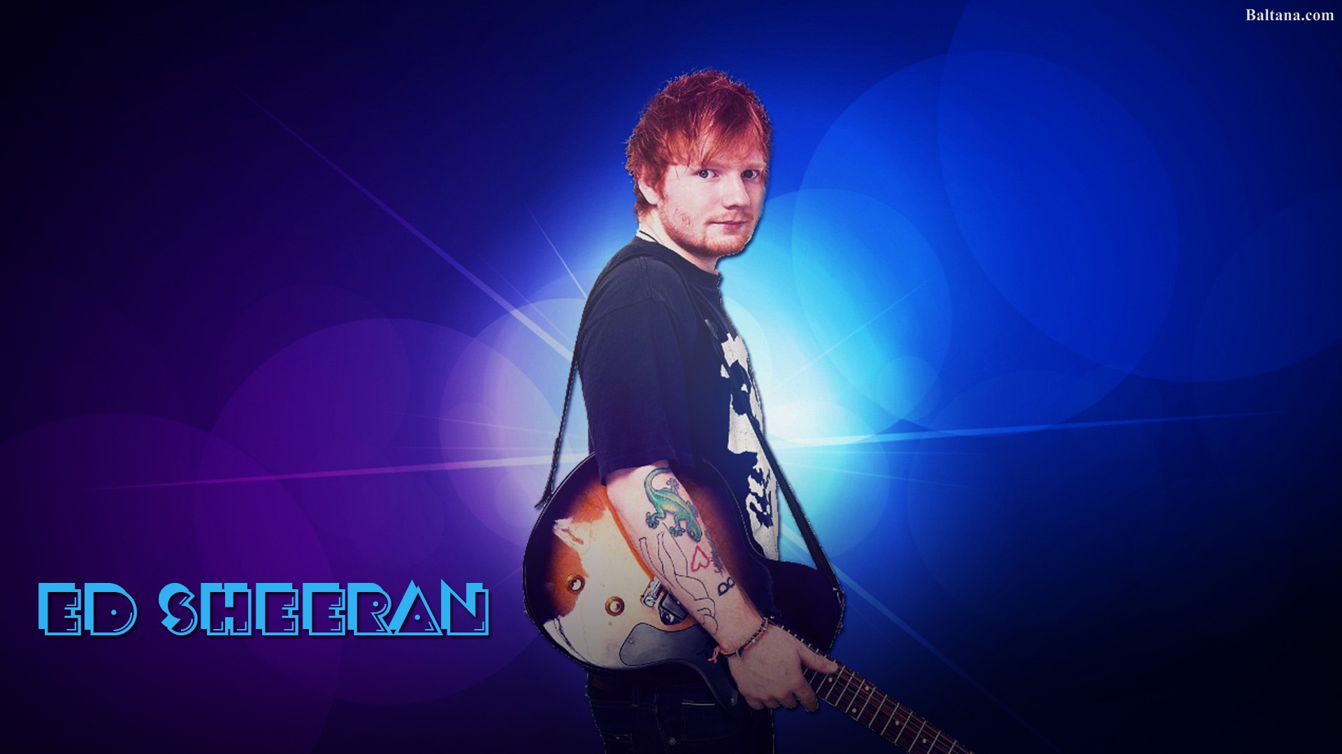 Ed Sheeran Background Wallpaper 30341
