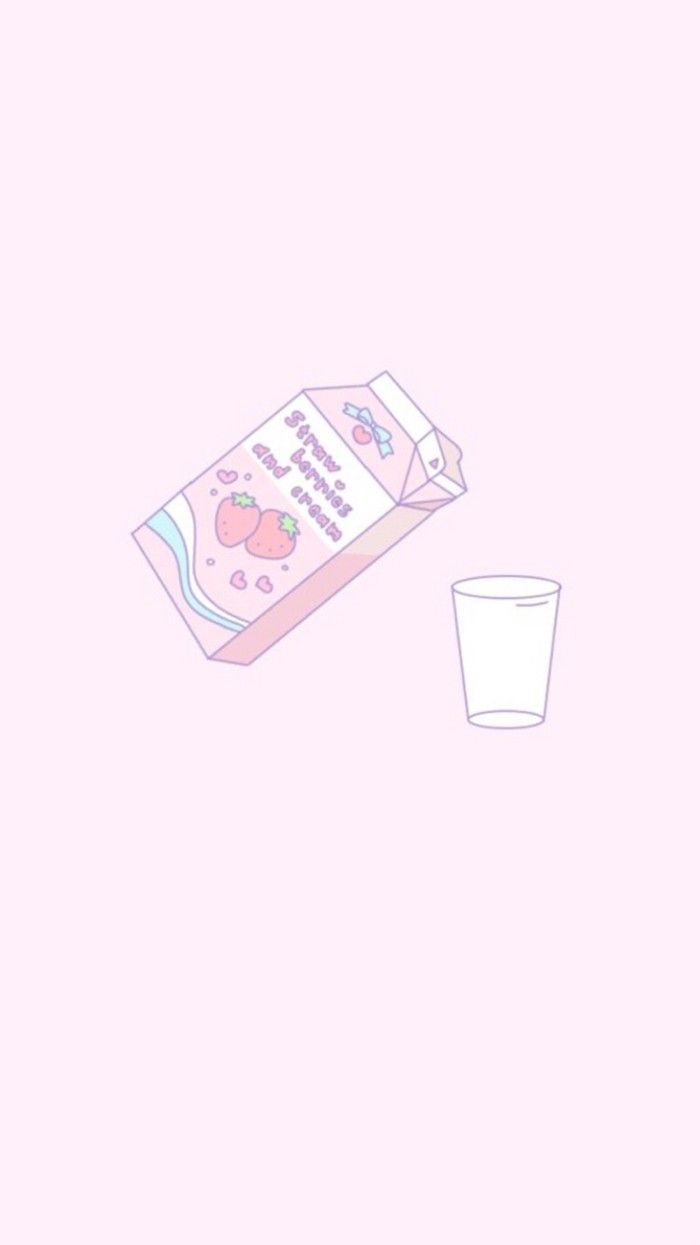 Kawaii Milk Wallpaper