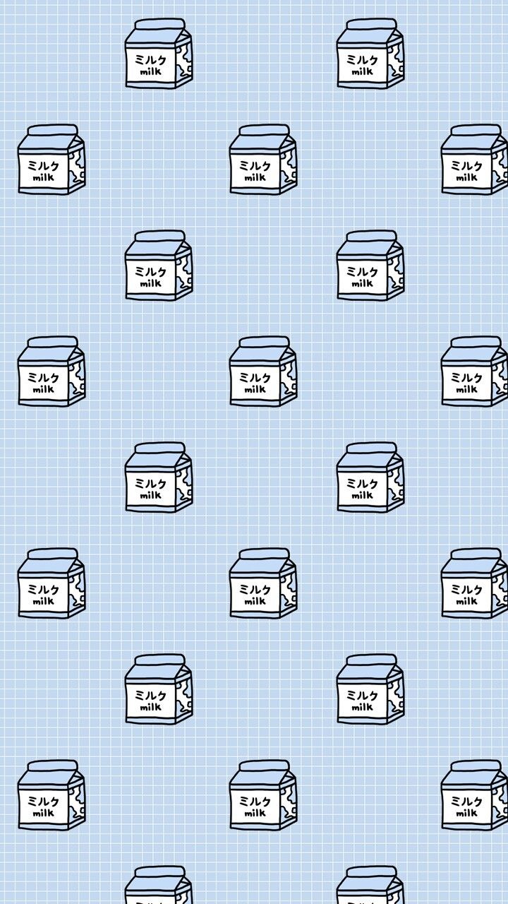 Kawaii Milk Wallpaper