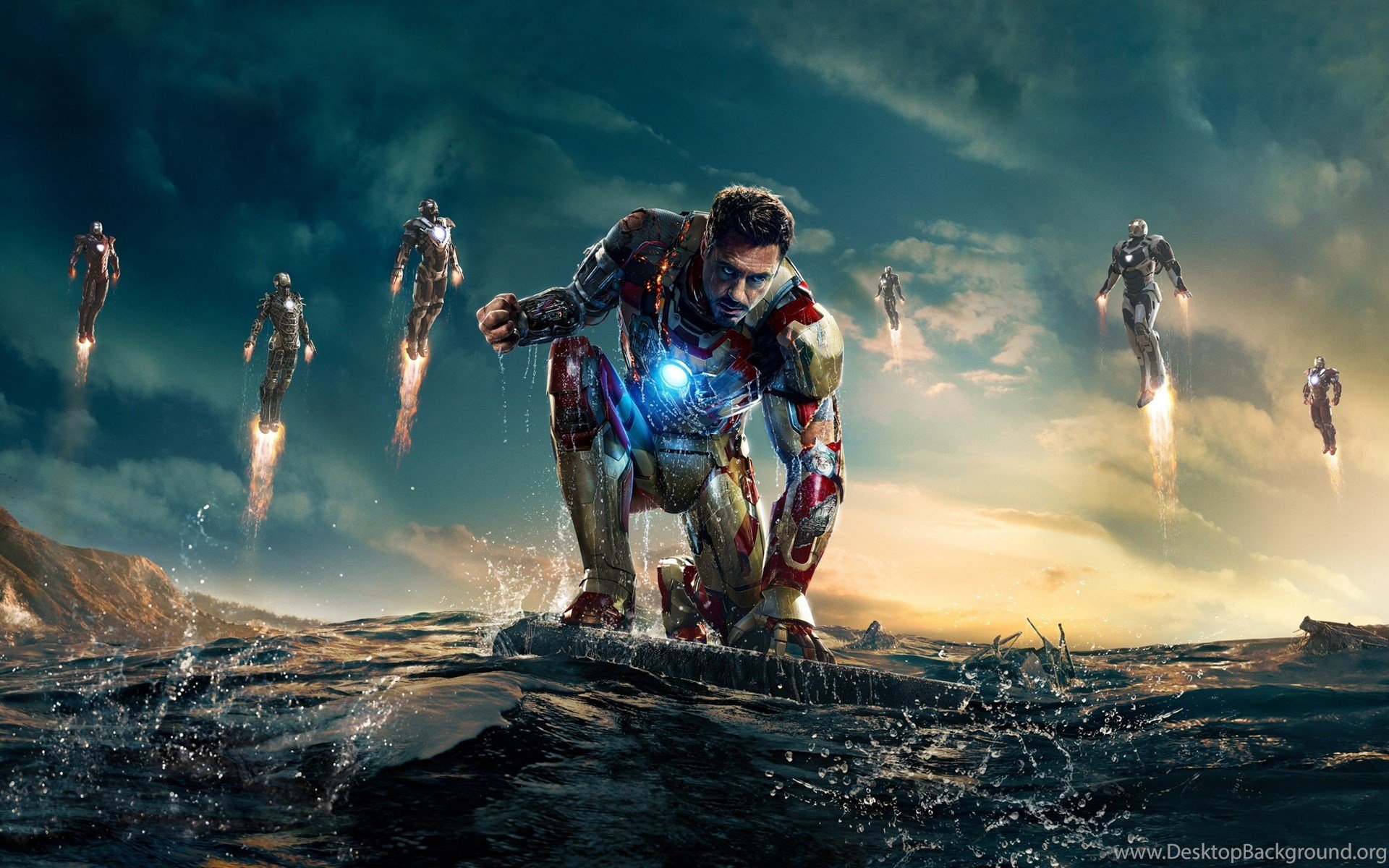 Iron Man 3 Movie Poster Wallpaper Desktop Background