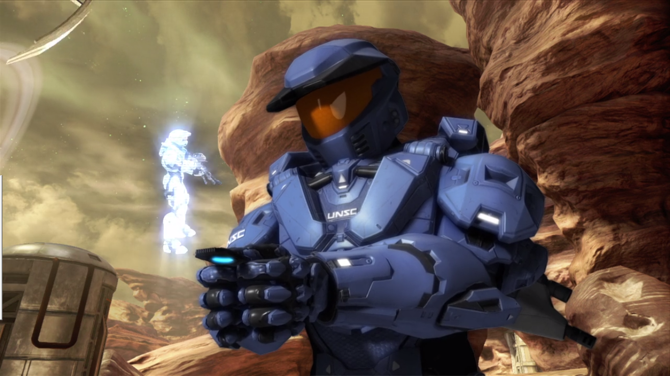 How is he so darn cute!? #Caboose of #RvB. Red vs blue, Team blue, Caboose