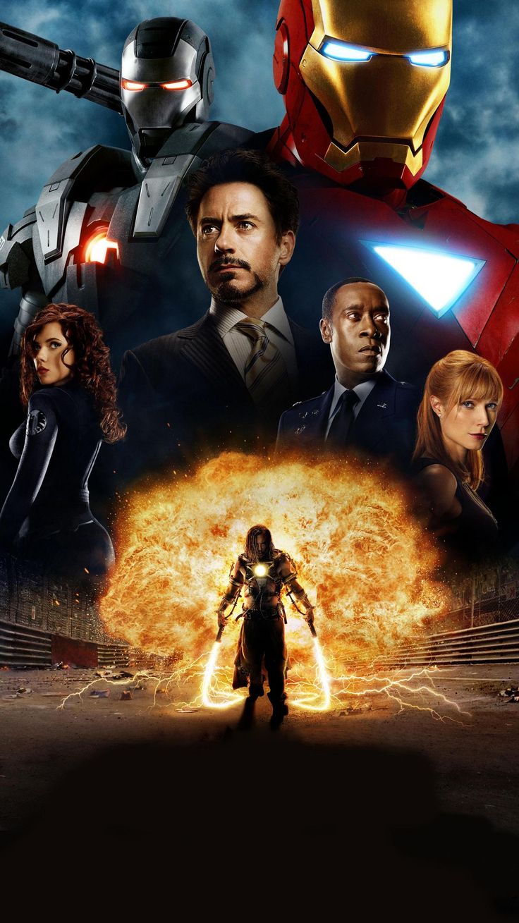 Iron Man 2 (2010) Phone Wallpaper. Moviemania. Marvel iron man art, Iron man, Iron man poster