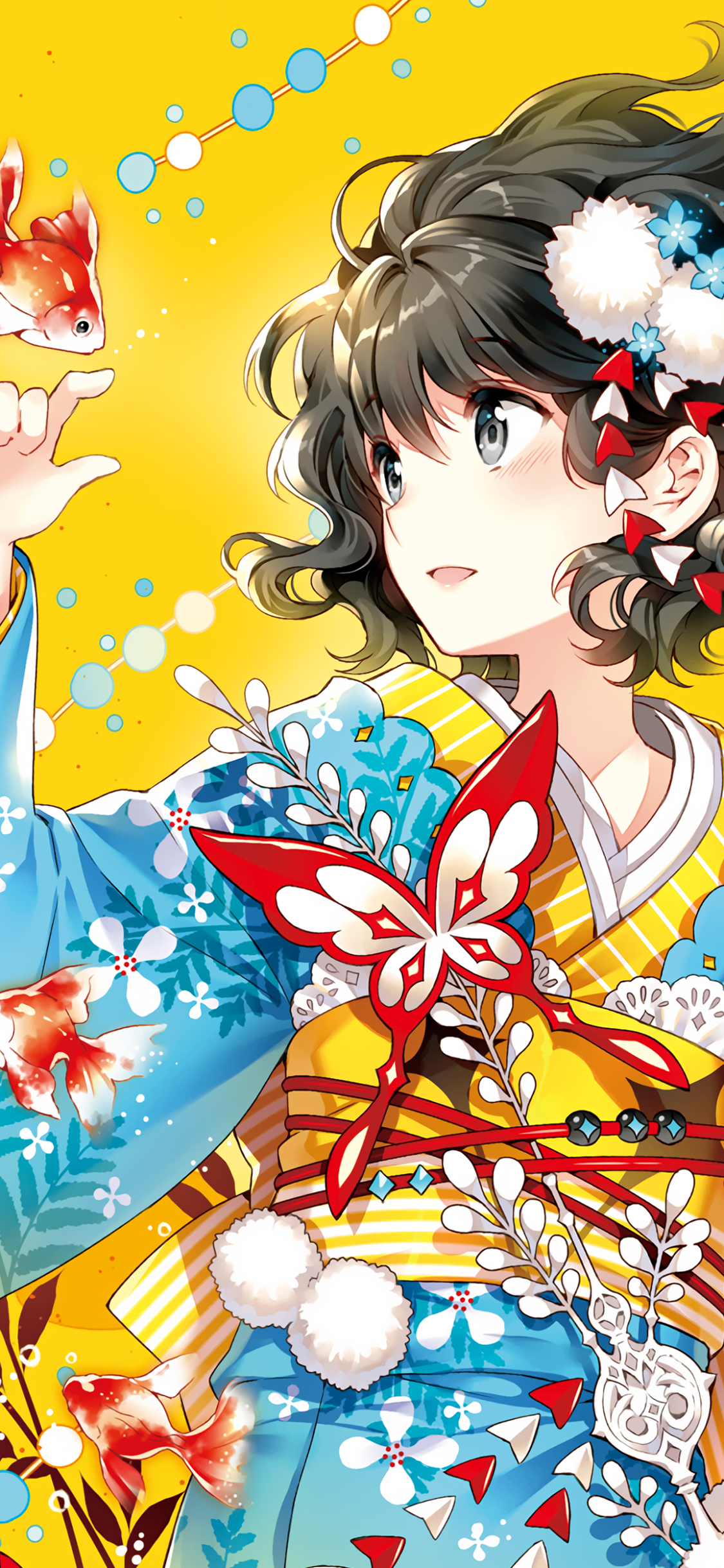 Anime girl Wallpaper 4K, Underwater, Fishes, Dream, Fantasy, Fantasy