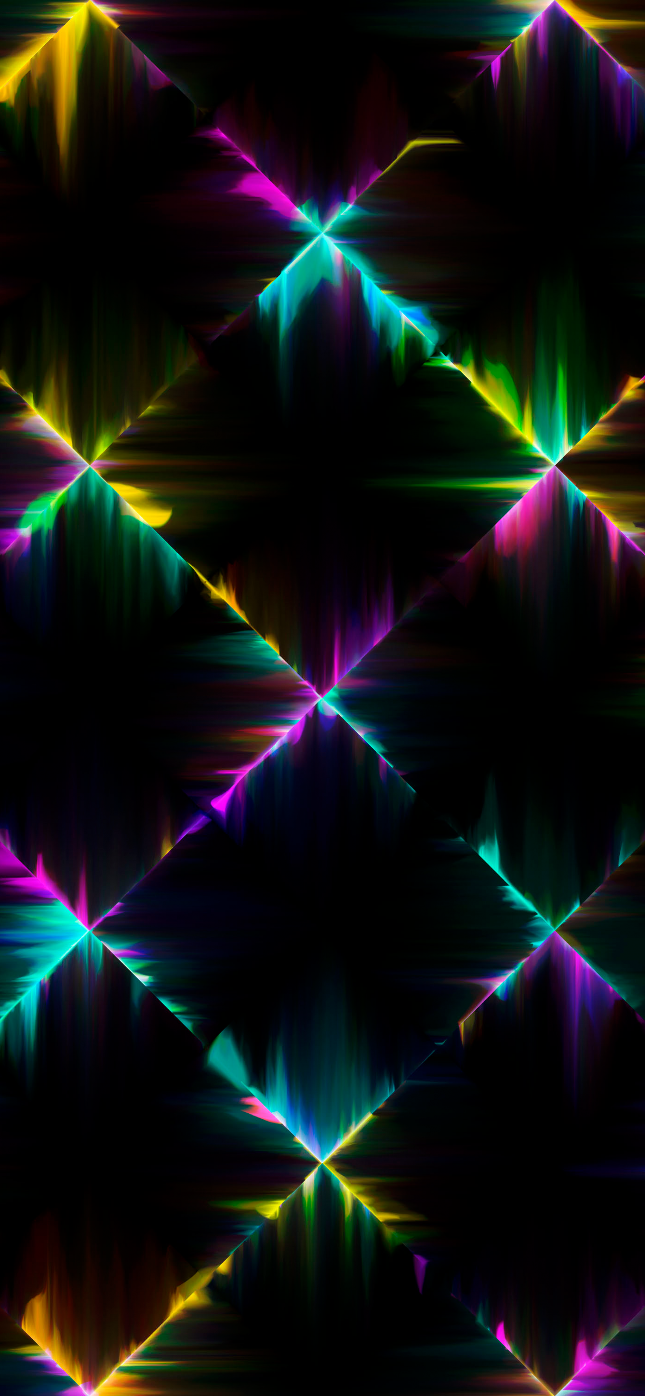 Neon Lights Wallpaper 4K, Colorful, Black background, Abstract