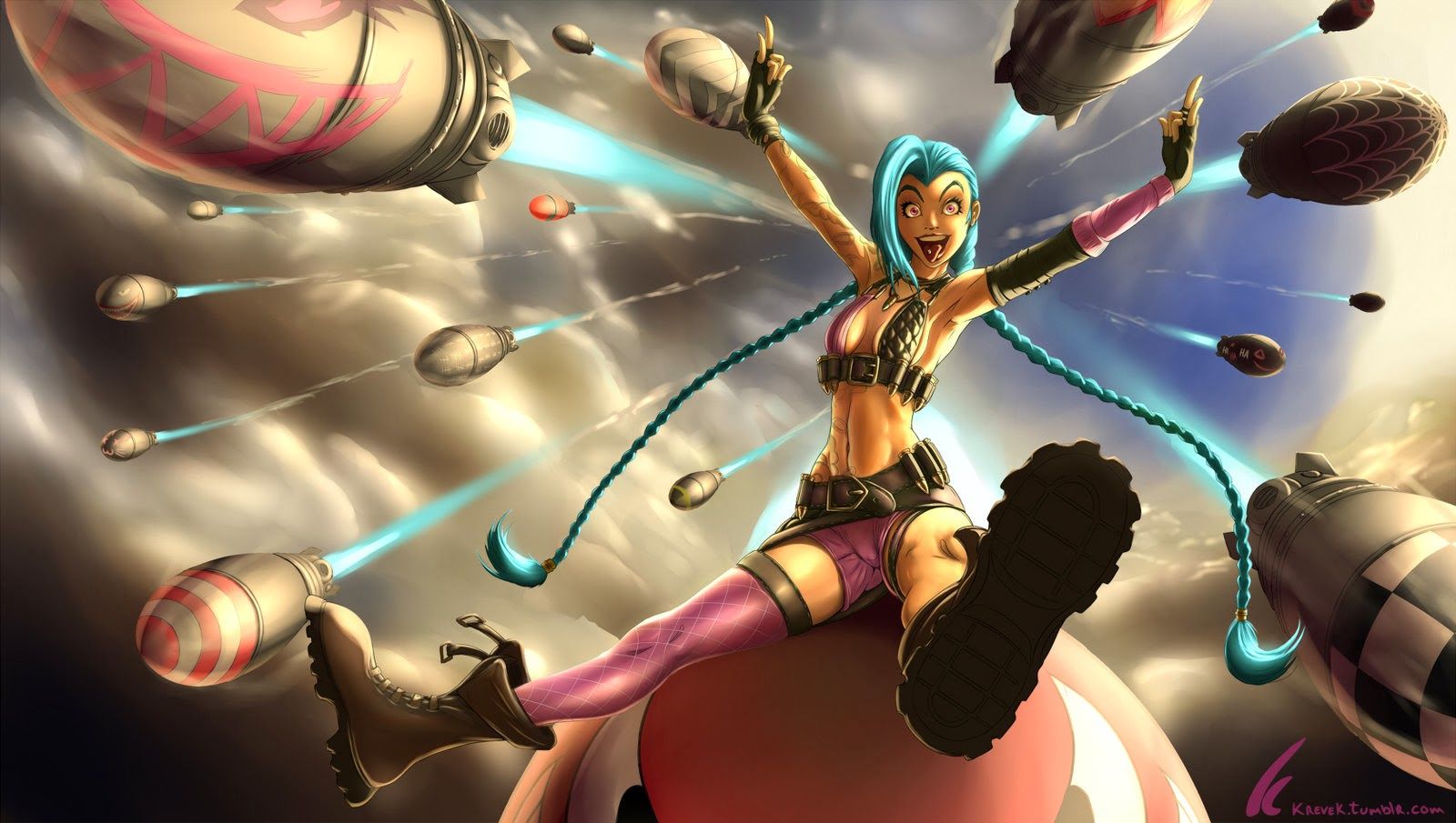 Jinx League of Legends Wallpaper, Jinx Desktop Wallpaper 1600×905 Jinx Wallpaper (43 Wallpaper). Jinx league of legends, League of legends, Lol league of legends