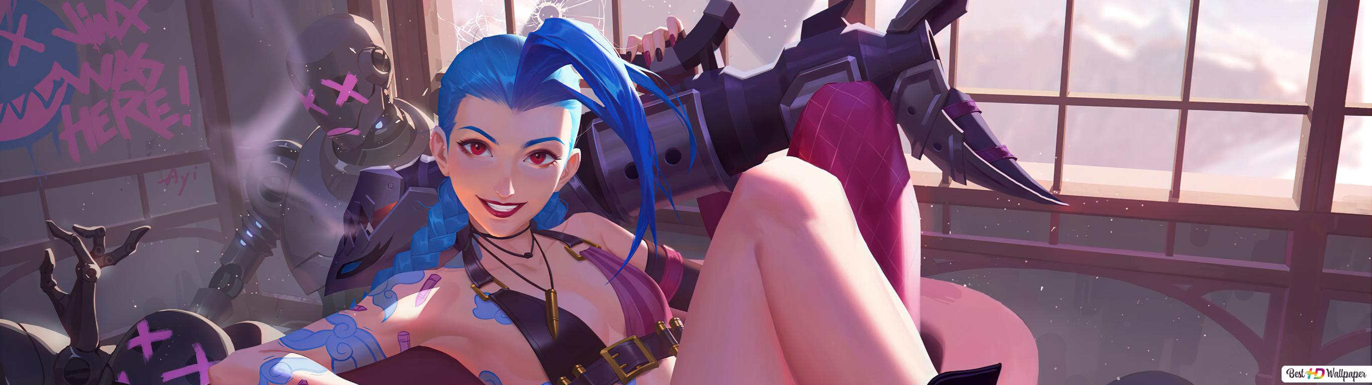 Jinx of Legends [LOL] HD wallpaper download