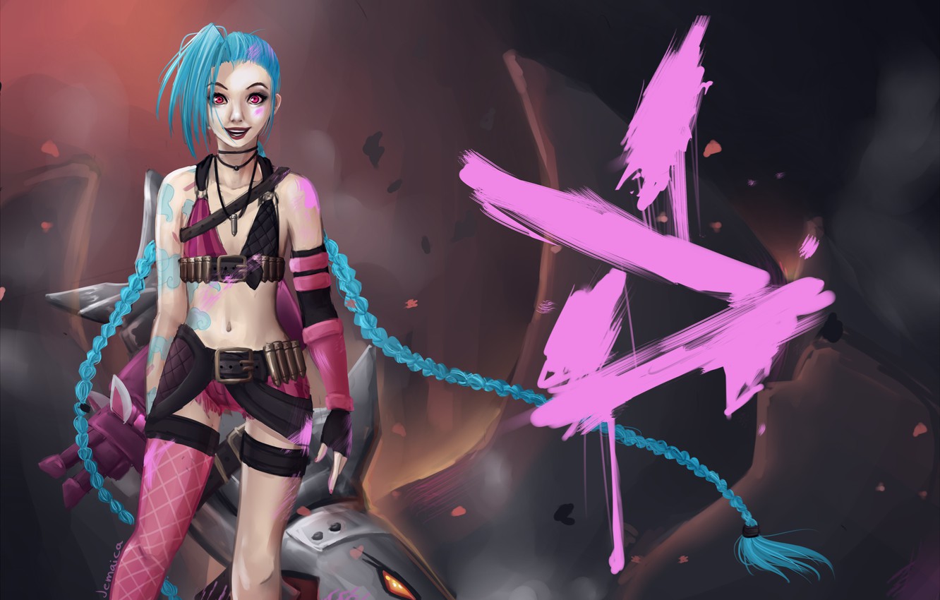 Jinx Computer Wallpapers - Wallpaper Cave