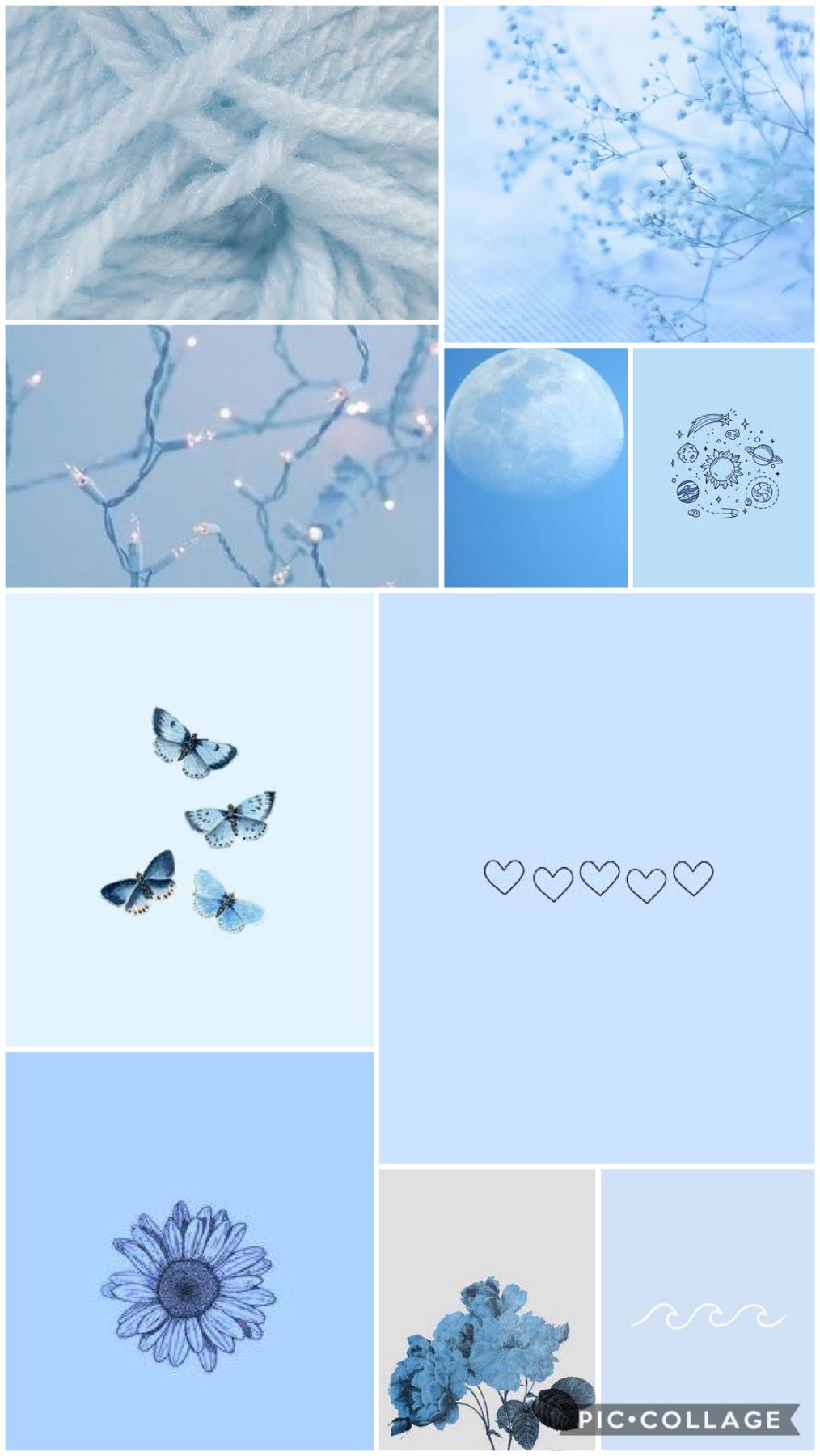 Baby Blue Aesthetic Wallpaper