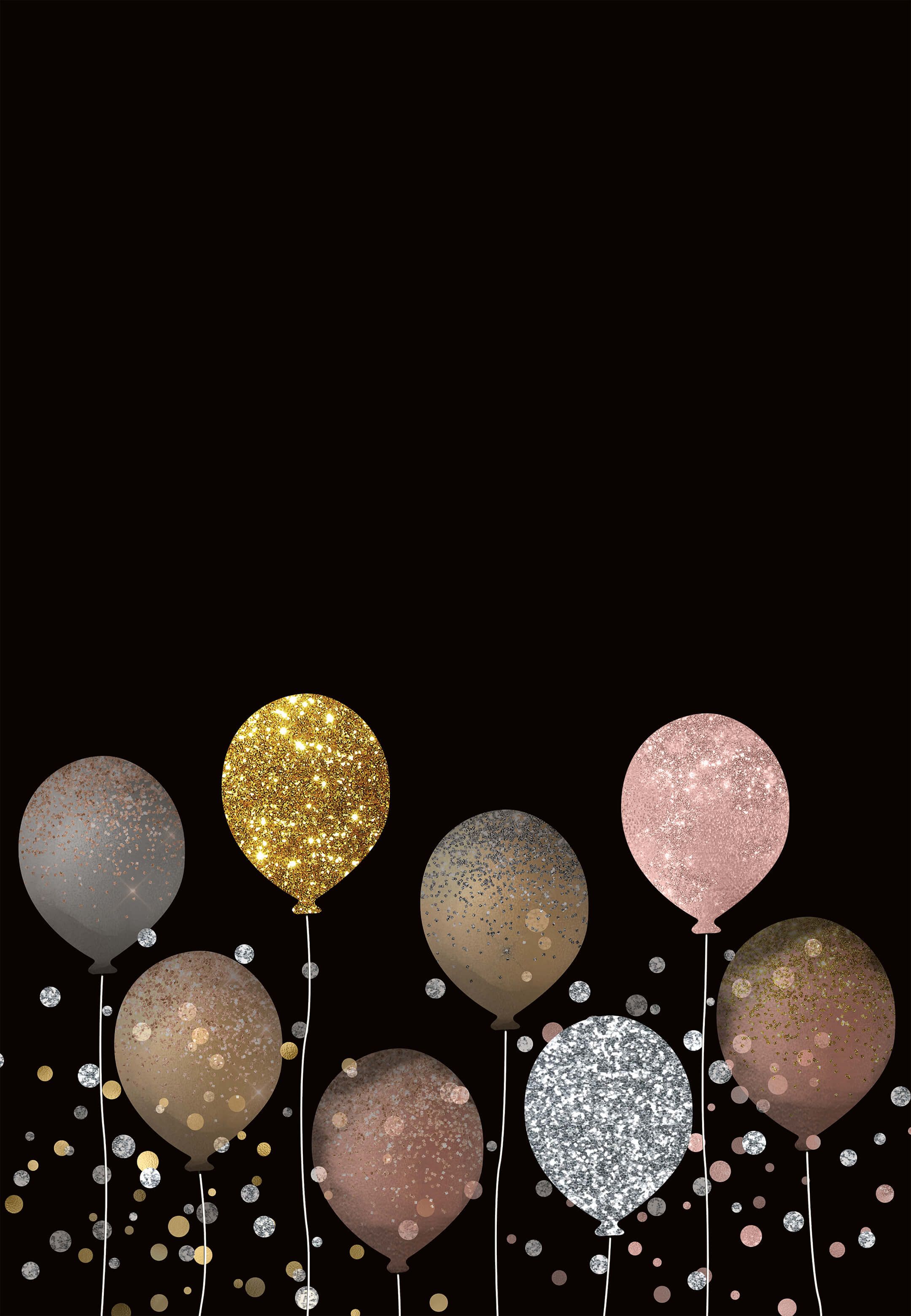Gold Balloons Wallpapers - Wallpaper Cave