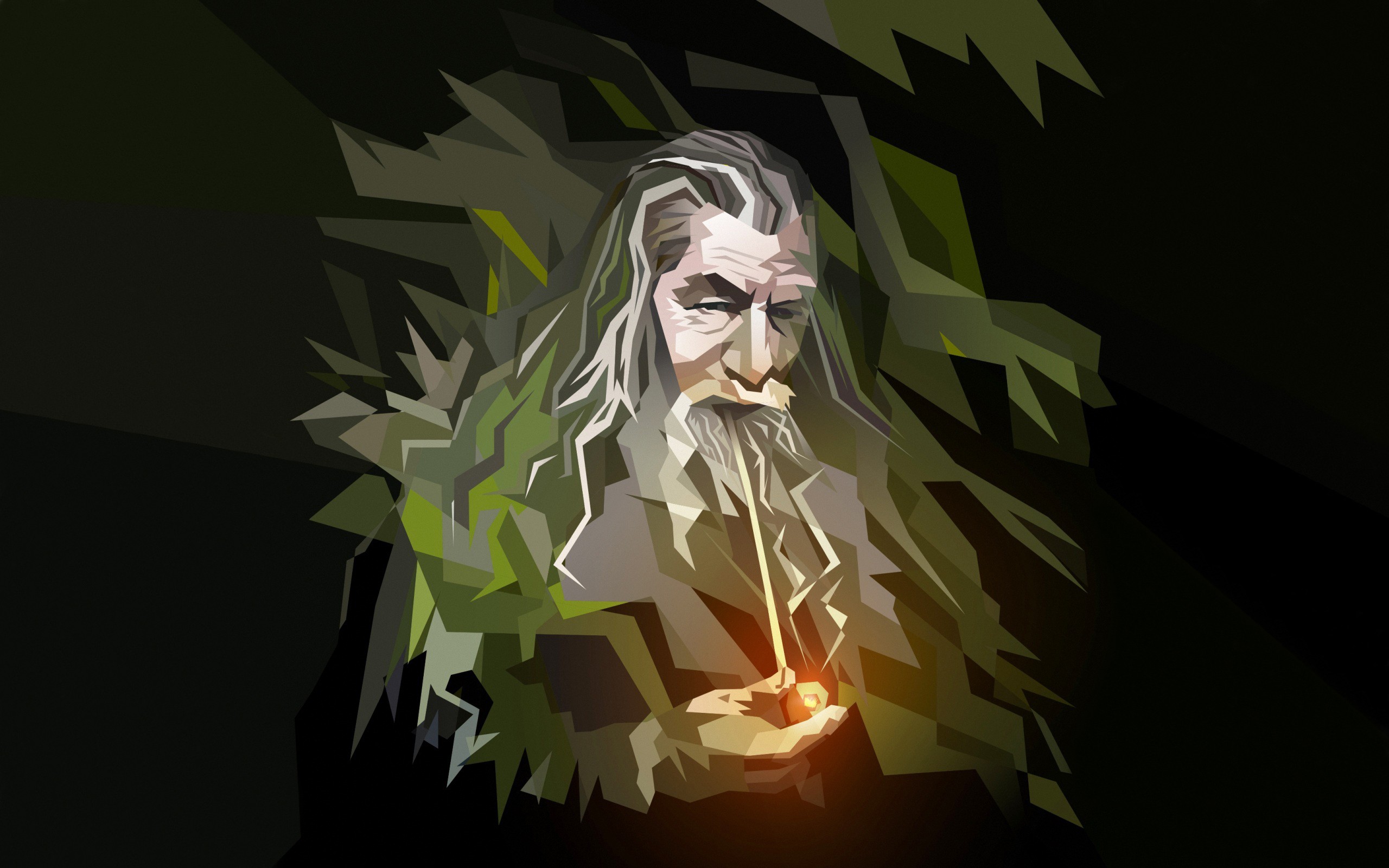 Gandal the Grey Vector Illustration wallpaper. Gandal the Grey Vector Illustration