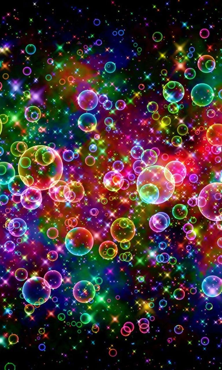 Bubbles on the wall and water magic design