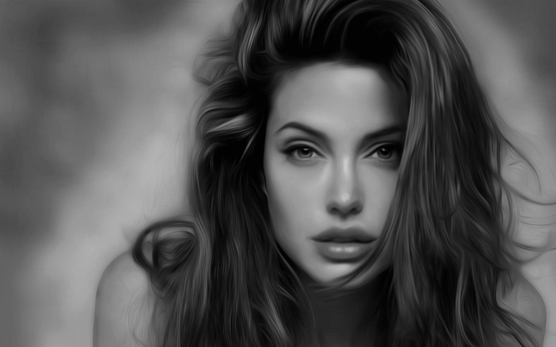Angelina Jolie Portrait wallpaper. Angelina Jolie Portrait
