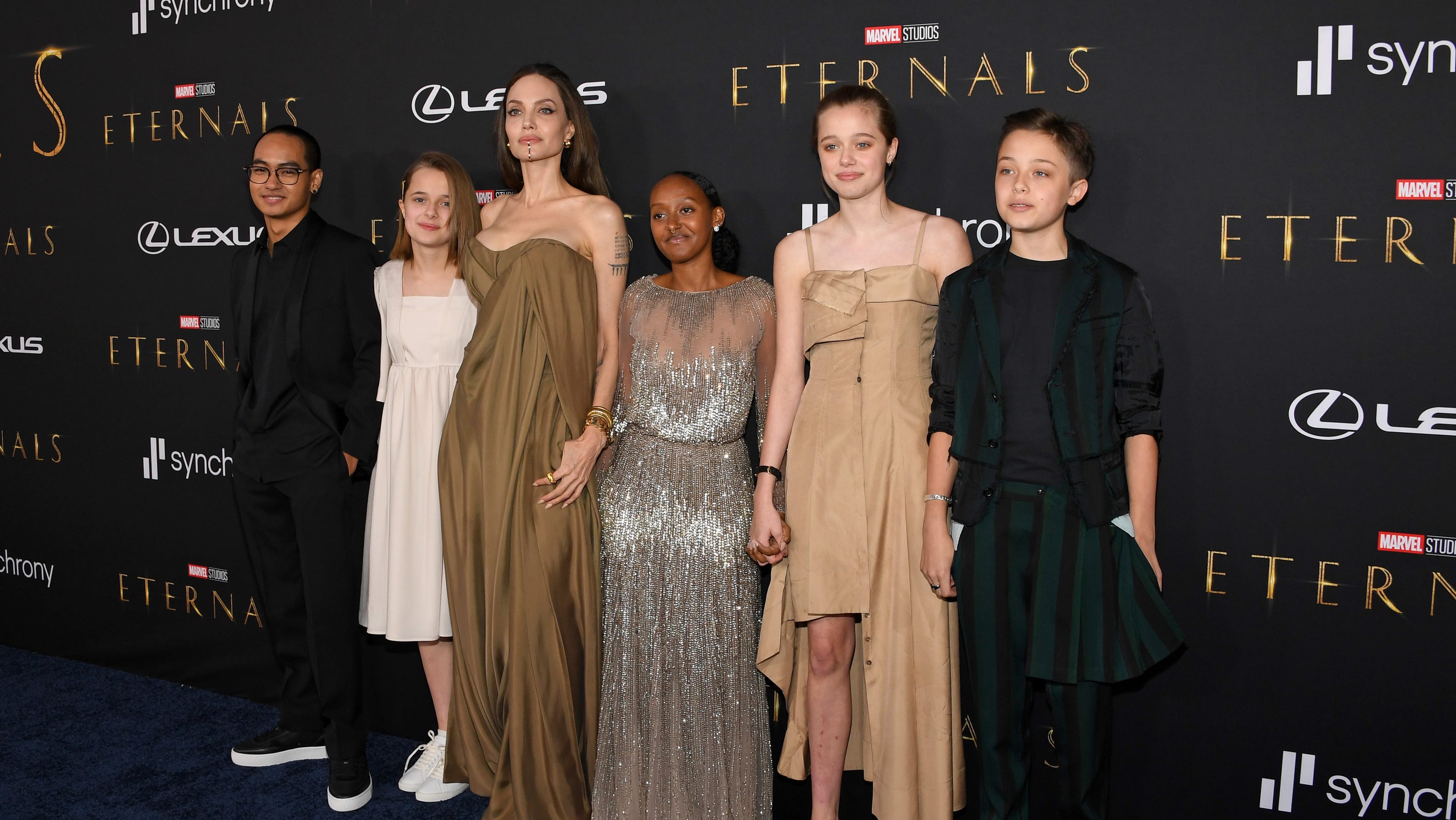 Angelina Jolie's daughter Zahara rocks her mom's 2014 Oscars dress