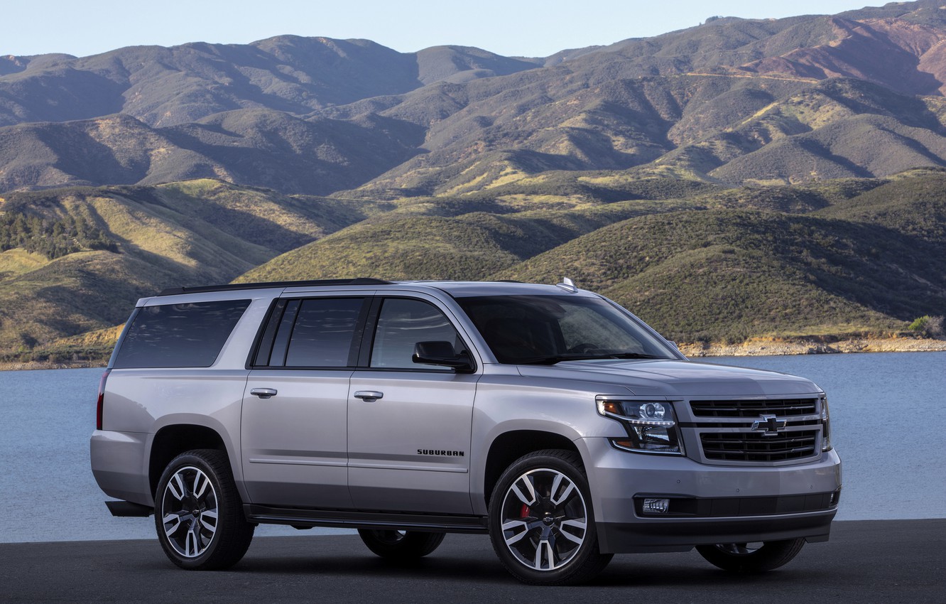 Wallpaper grey, Chevrolet, side view, SUV, Suburban - for desktop, section chevrolet