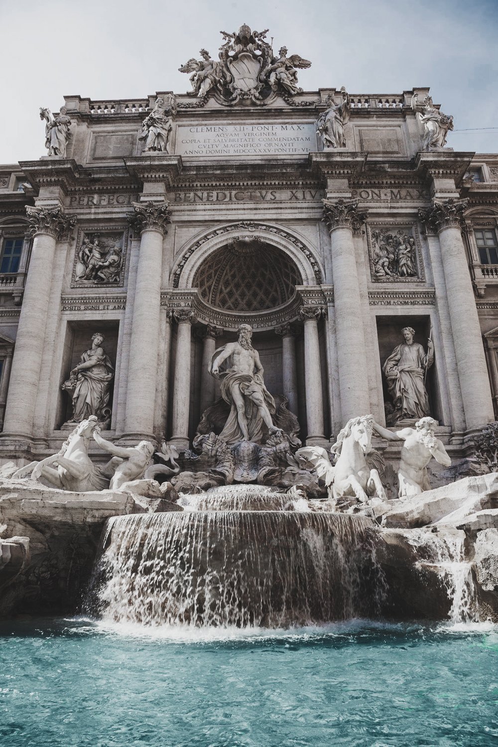 Fountain Italy Rome Trevi Statue Sculpture Travel Art HD Wallpaper