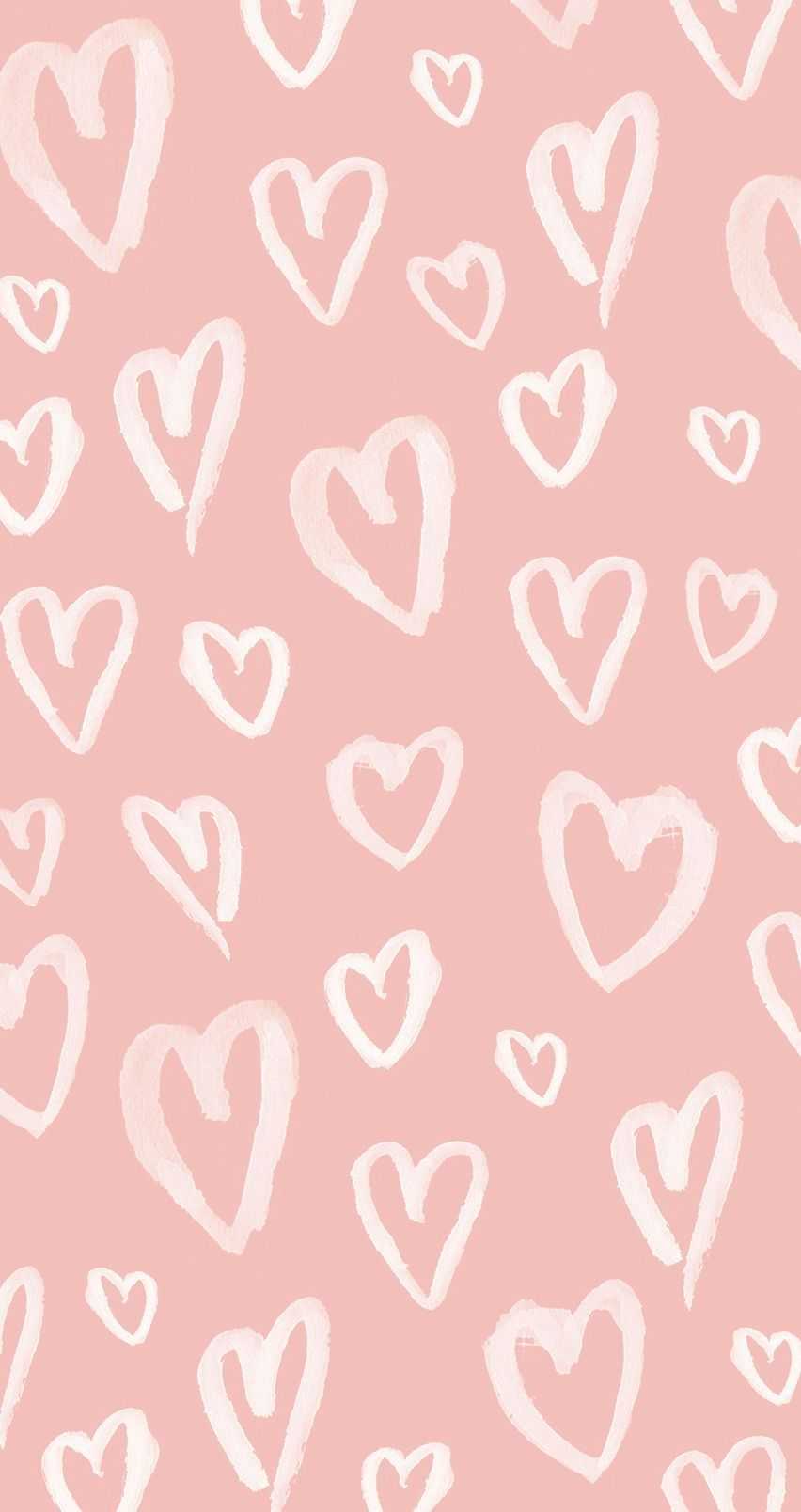 Download Cute Pink Aesthetic Heart Wallpaper  Wallpaperscom