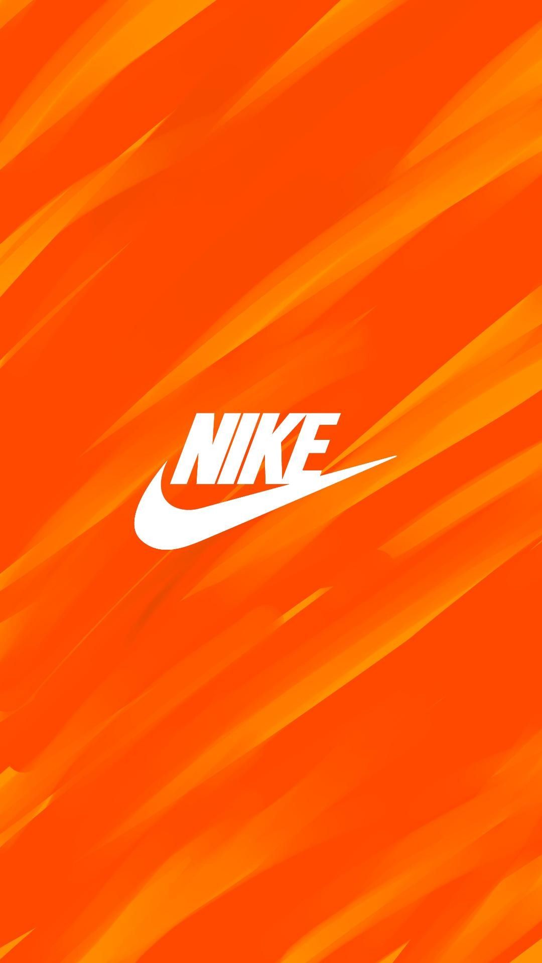 Orange Nike background - HD wallpapers and images