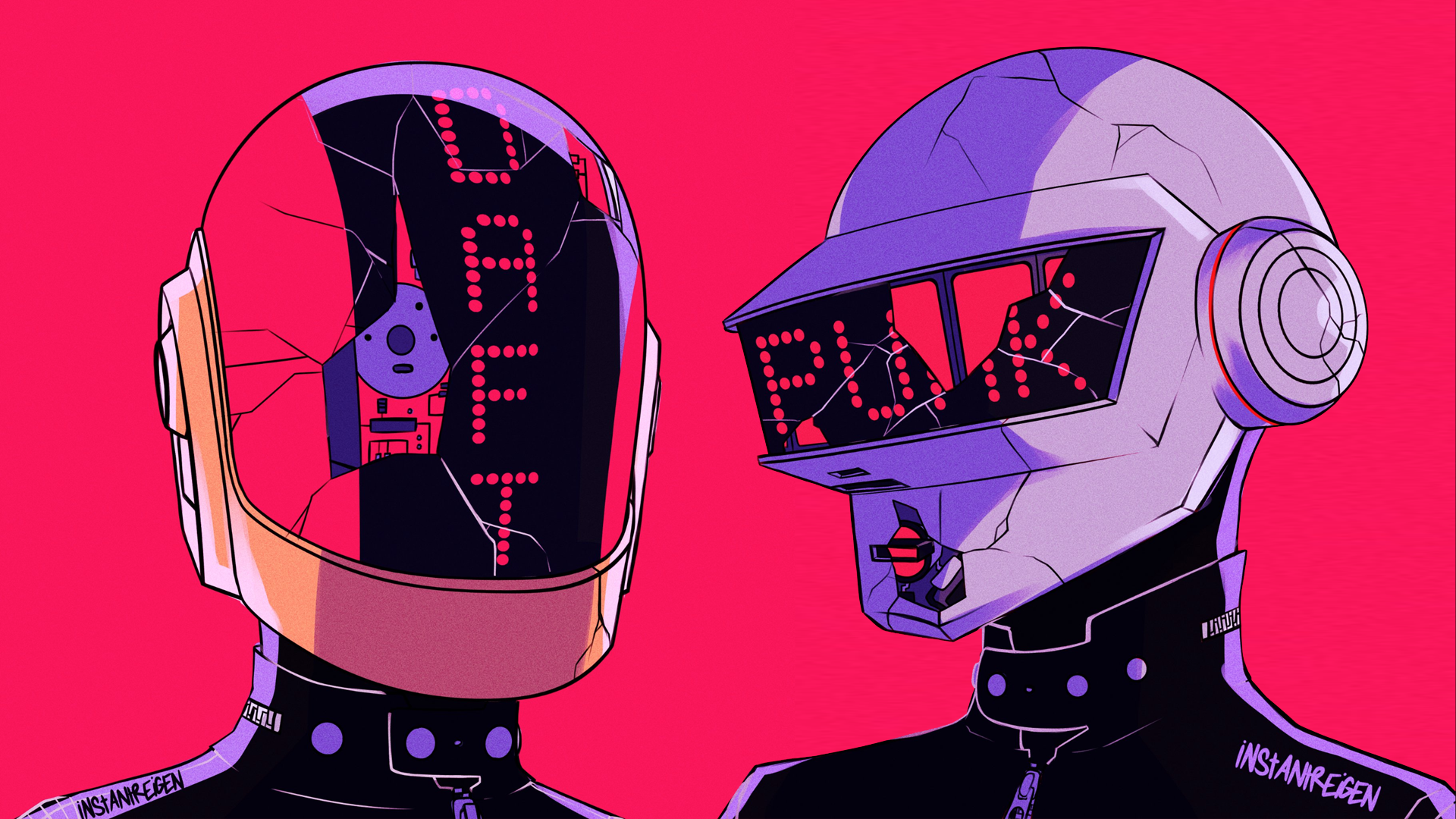 Daft Punk Anime Wallpaper