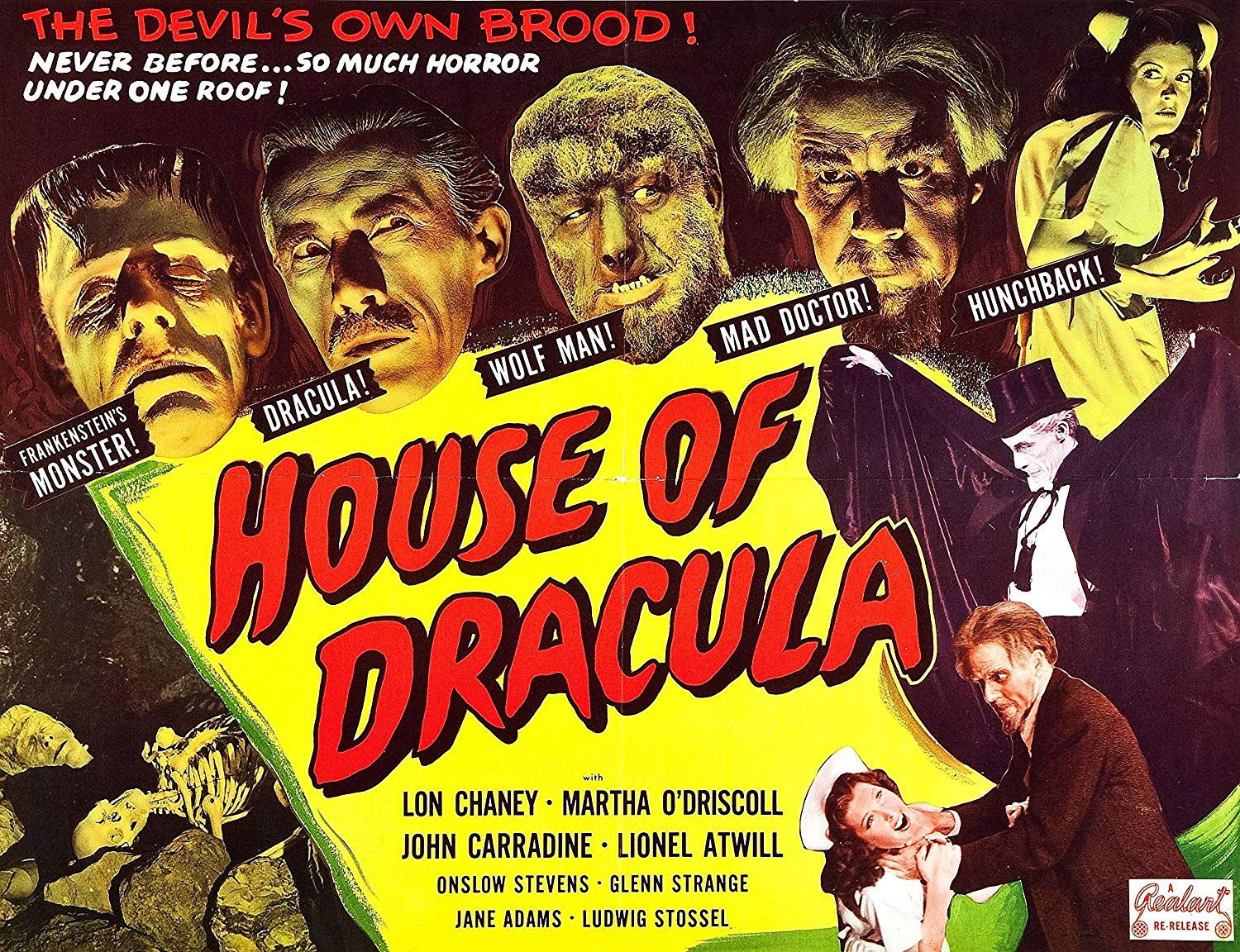 Posterhouzz Movie House Of Dracula HD Wallpaper Background Horror Movie Poster