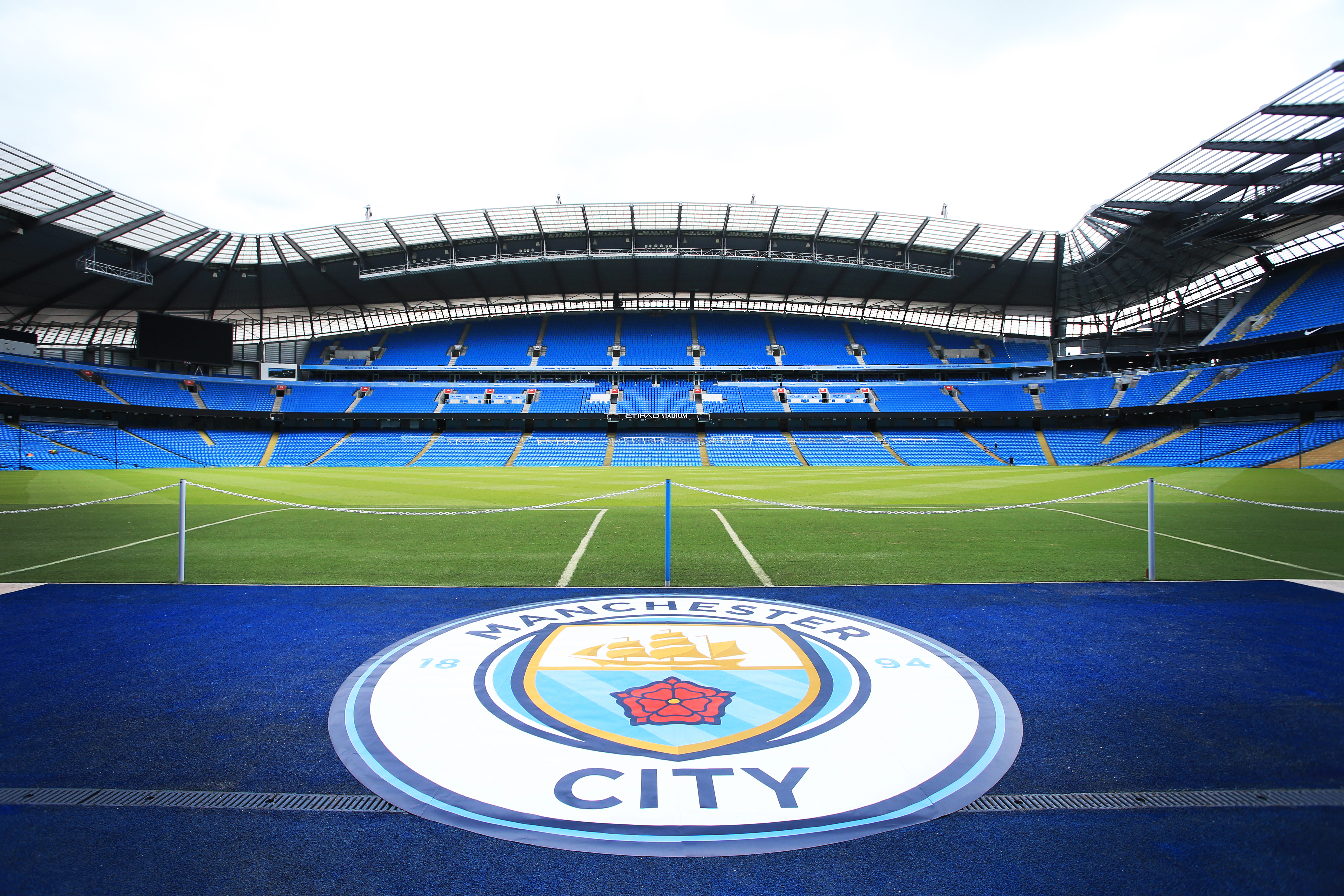 A New View For Manchester City Fans On A Matchday Of Manchester Stadium Wallpaper & Background Download