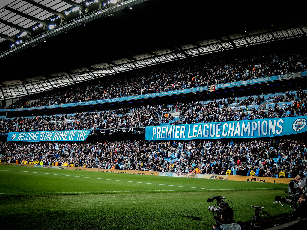 Etihad Stadium, Home Of Manchester City. Twitter.com Bobbex