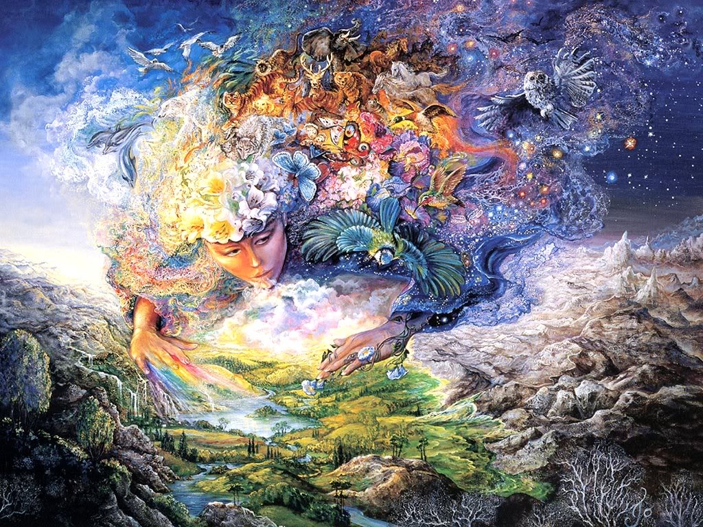 mother earth goddess wallpaper