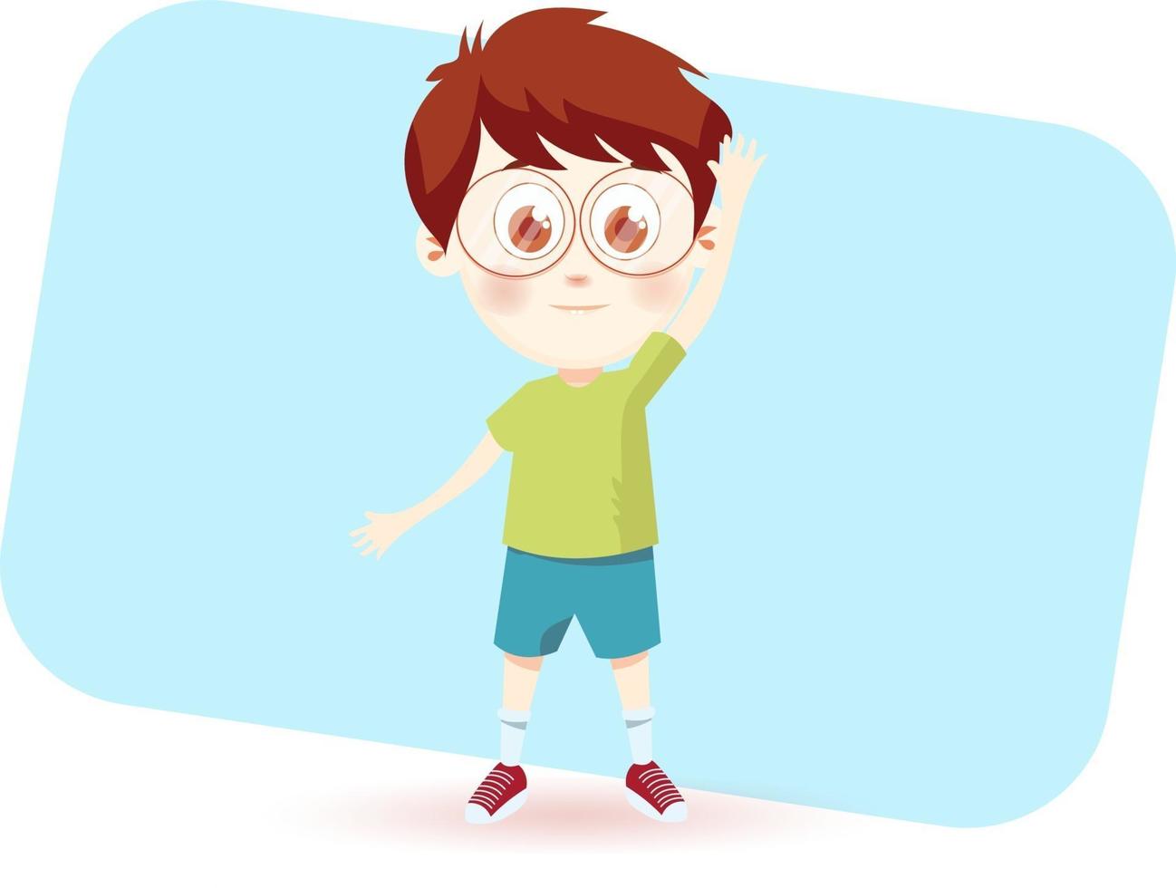 cute boy illustration cartoon character design