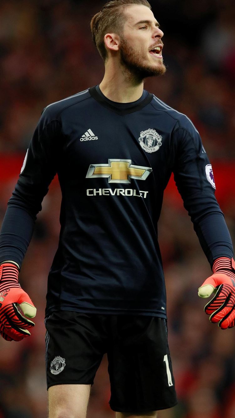 David De Gea New Hairstyle HD Background iPhone 8 Wallpaper Free Download