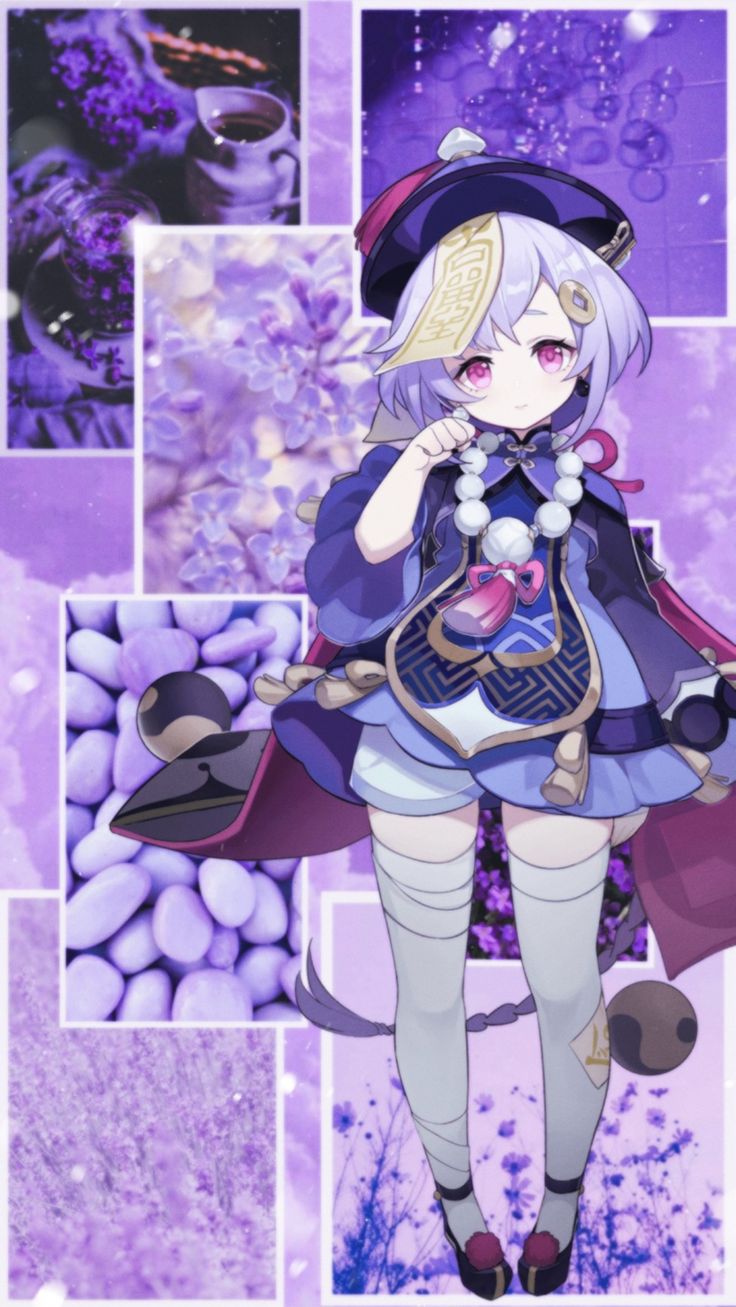 Qiqi Genshin Impact Wallpaper. Anime background, Kawaii anime, Wallpaper