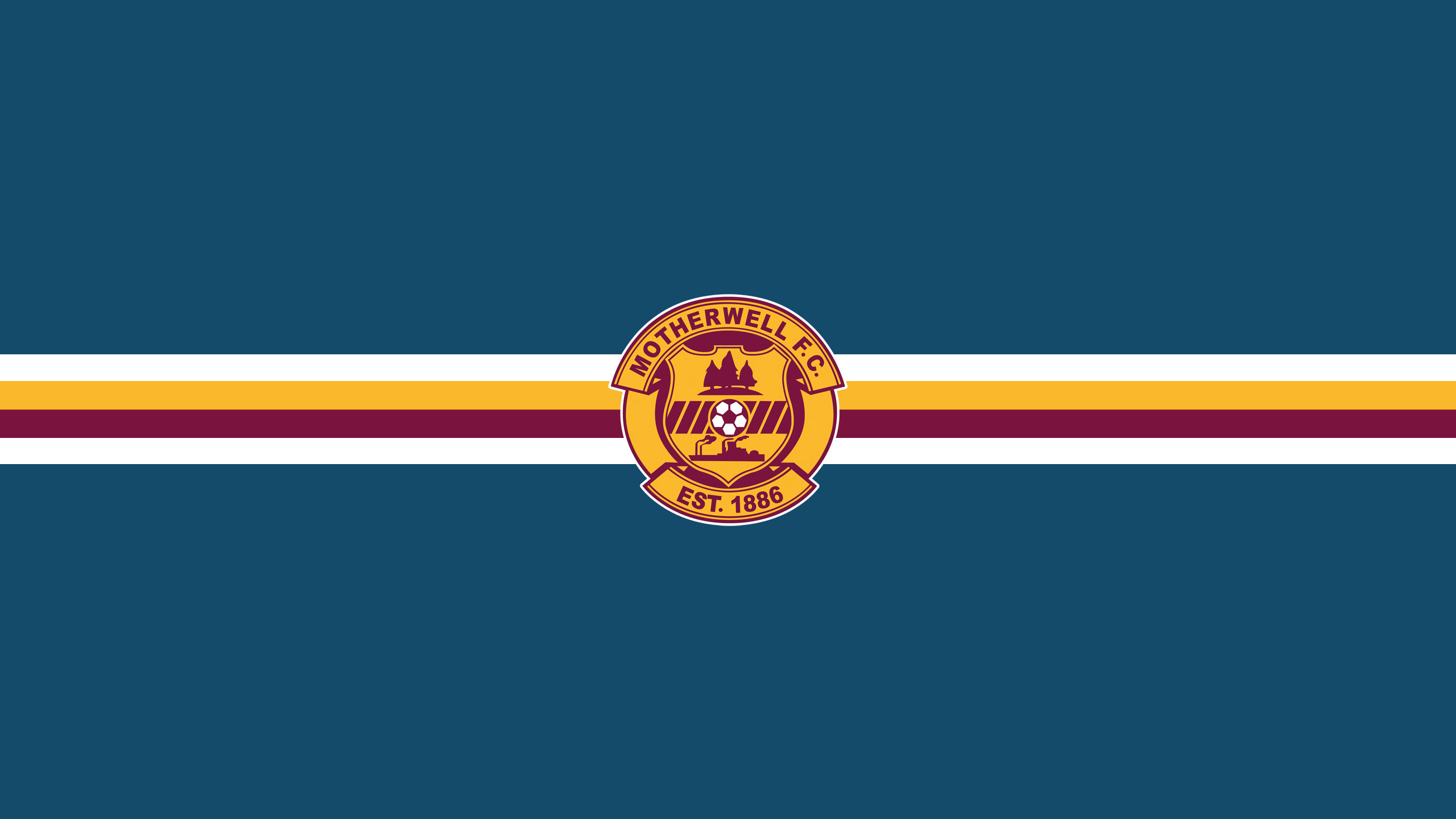 Motherwell F.C. HD Wallpaper, Soccer, Emblem, Logo HD Wallpaper