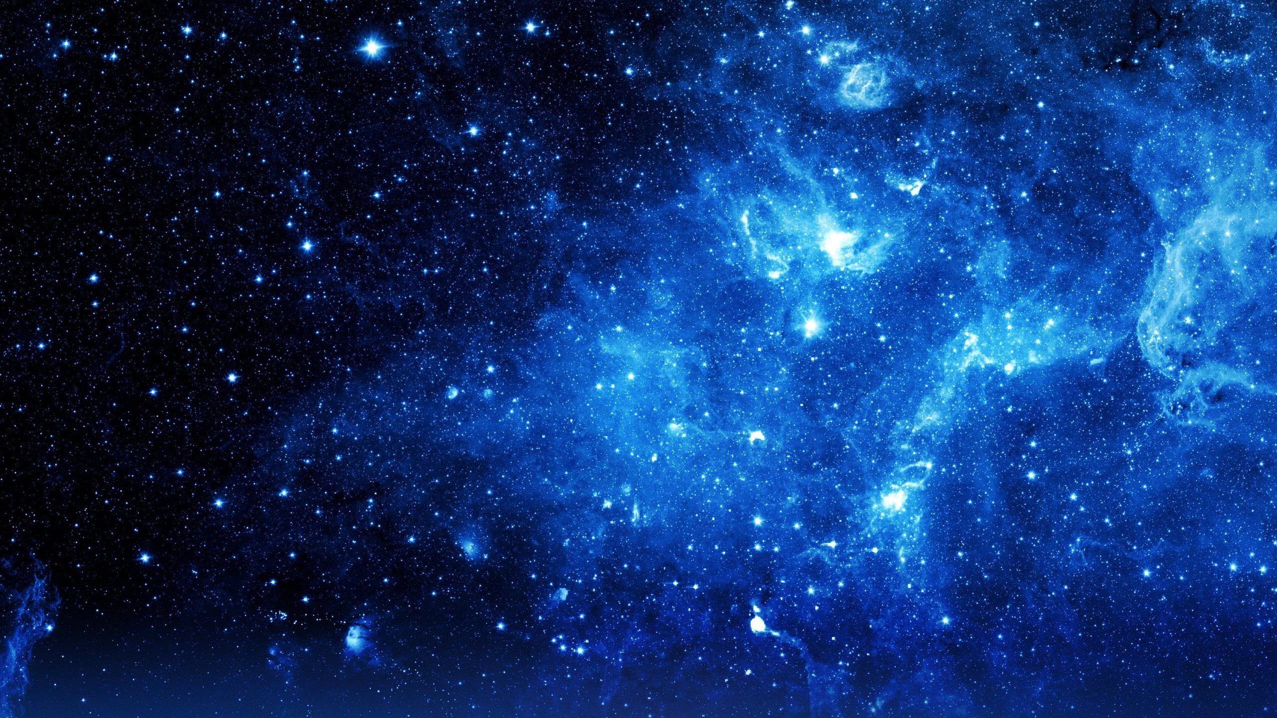 Nebula Blue Stars Space Sky HD Space Wallpaper