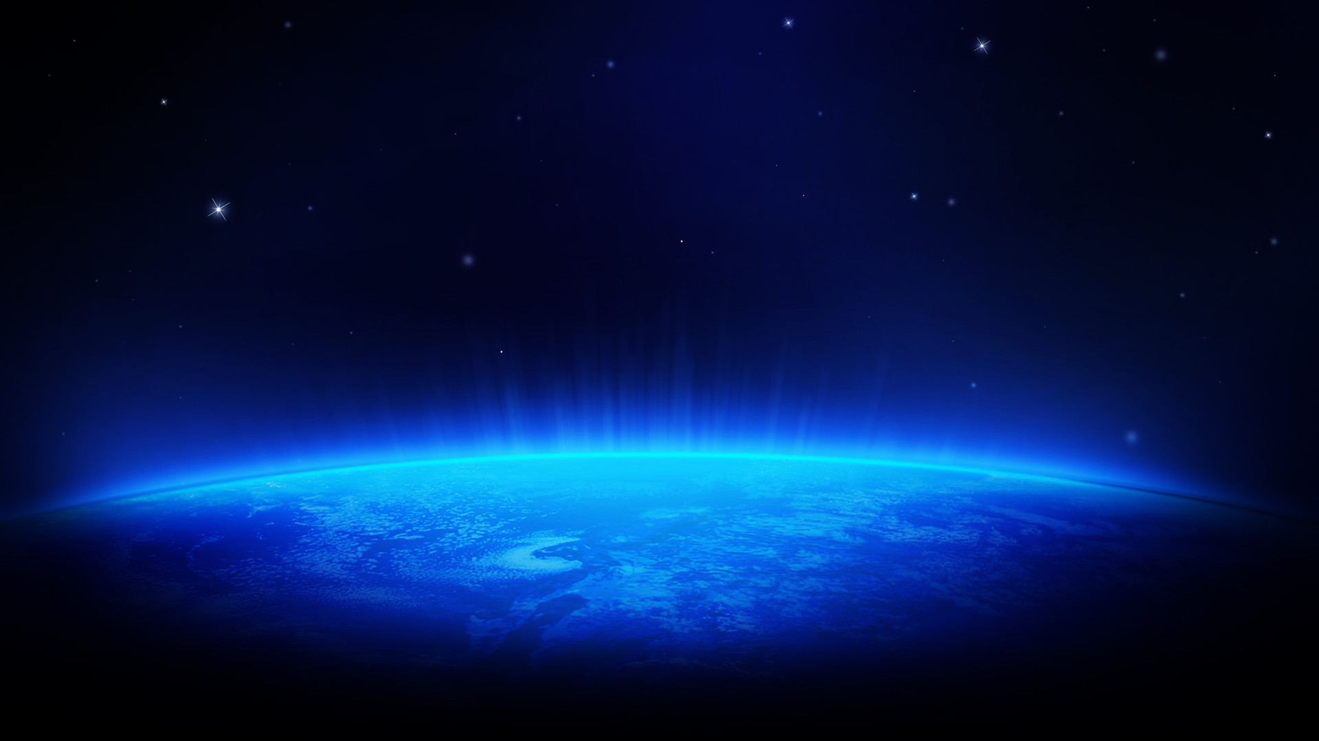blue universe background