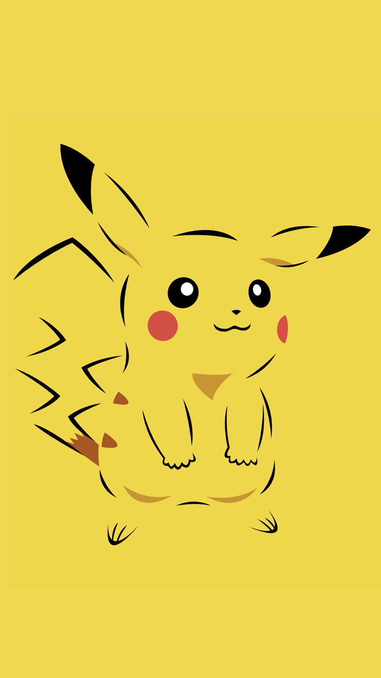 Pokemon on iPhone with Pikachu Character Wallpaper. Wallpaper Download. High Resolution Wallpaper