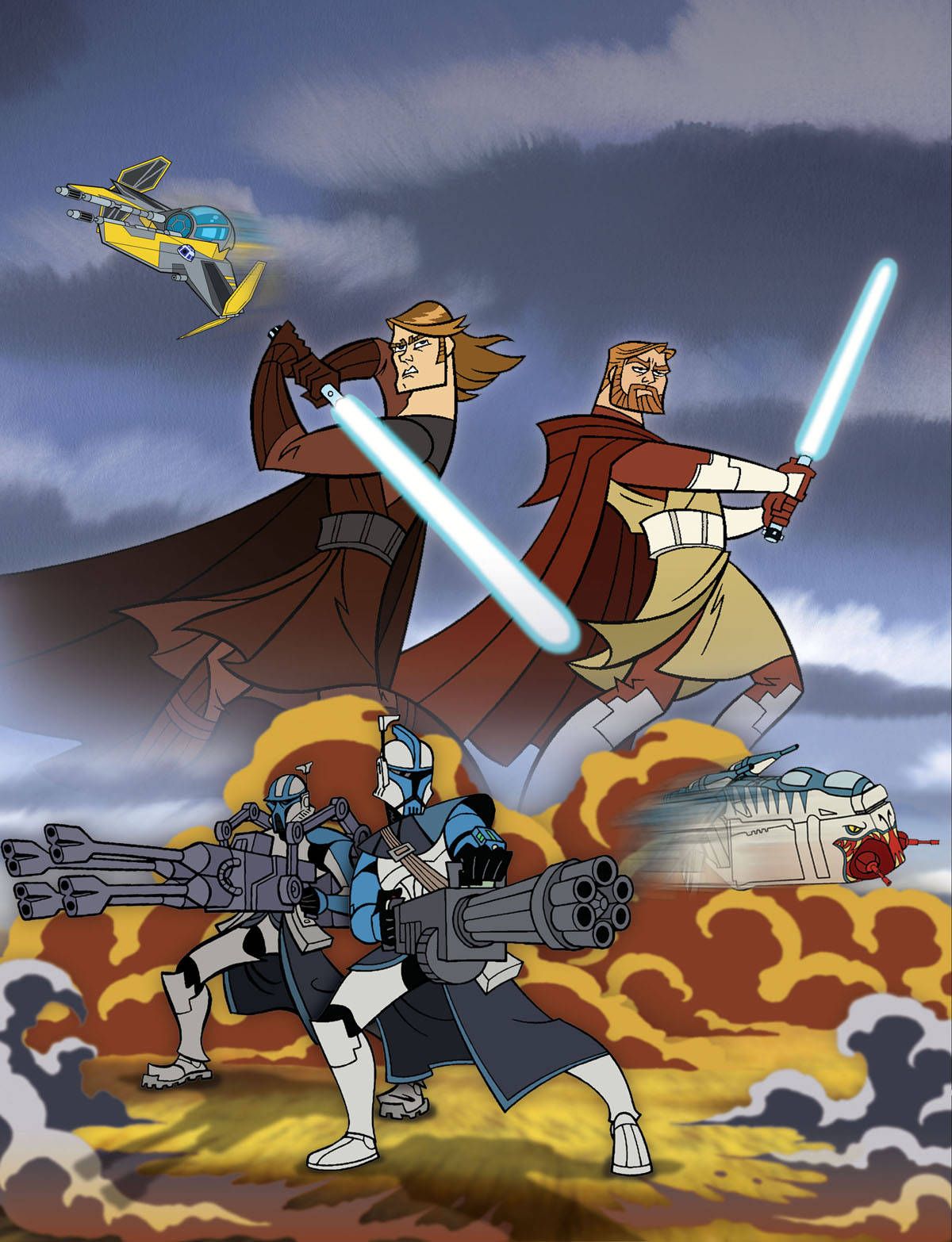 Star Wars: Clone Wars' Picture. Star wars clone wars, Star wars poster, Star wars artwork