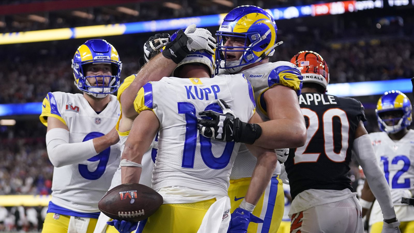 Cooper Kupp's late TD lifts Rams over Bengals in Super Bowl