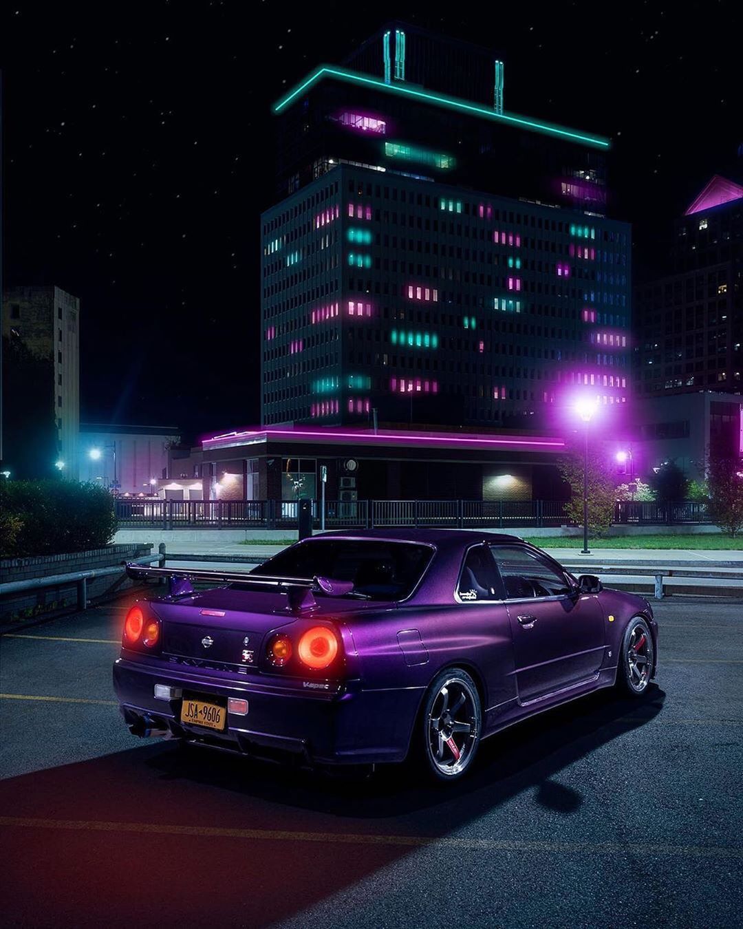 Purple Nissan Skyline Wallpaper Free Purple Nissan Skyline Background