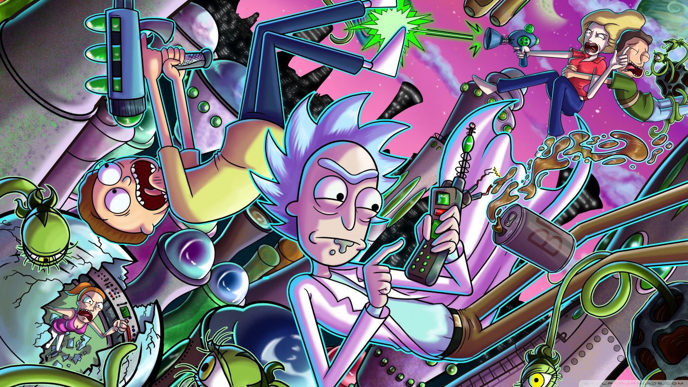 Rick and Morty Season 5 Wallpaper HD For Tech