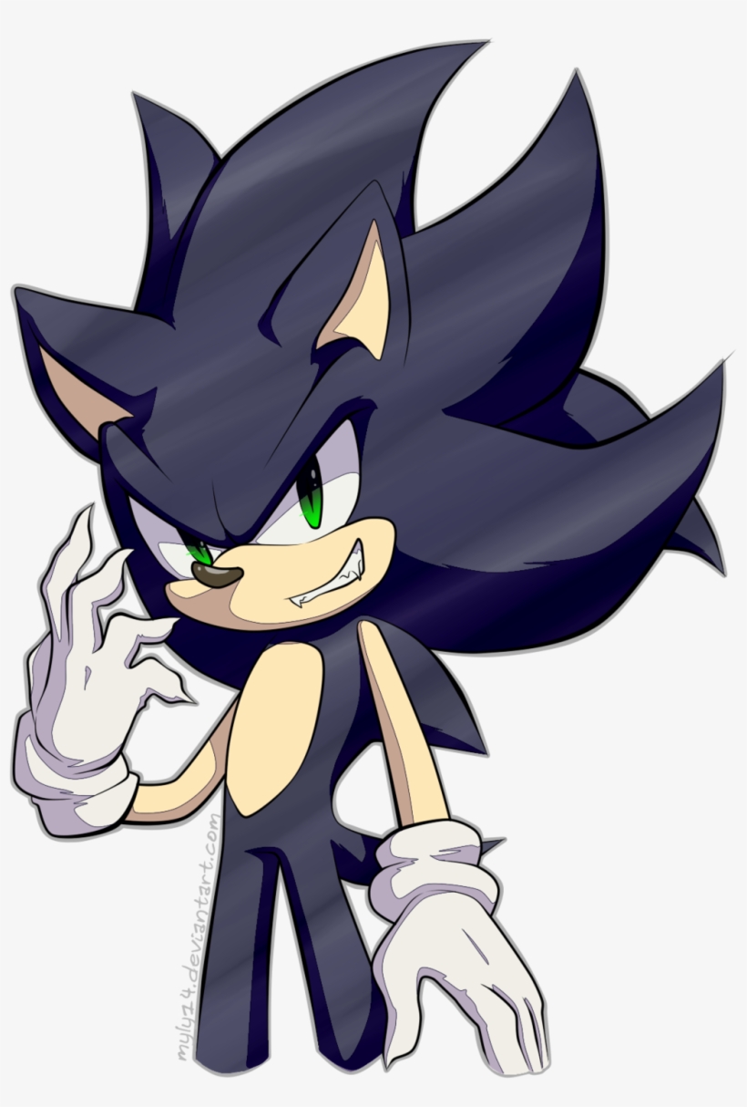 Dark Super Sonic png