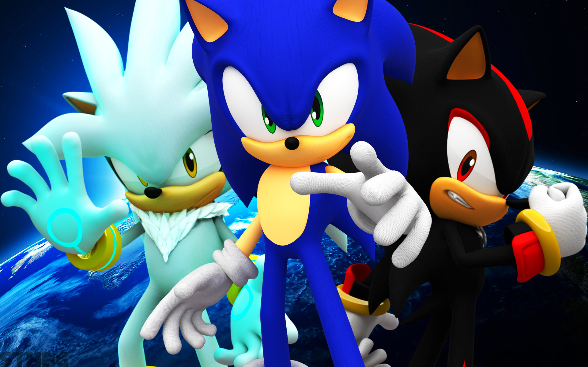 Dark Sonic Vs Super Sonic Wallpapers - Wallpaper Cave